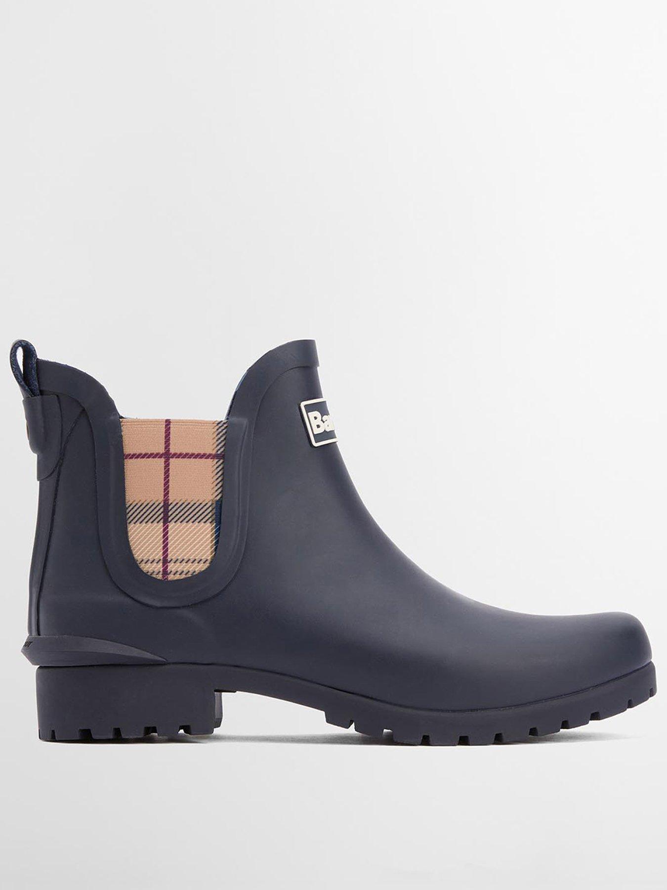 Barbour Wilton Chelsea Wellies Navy Very
