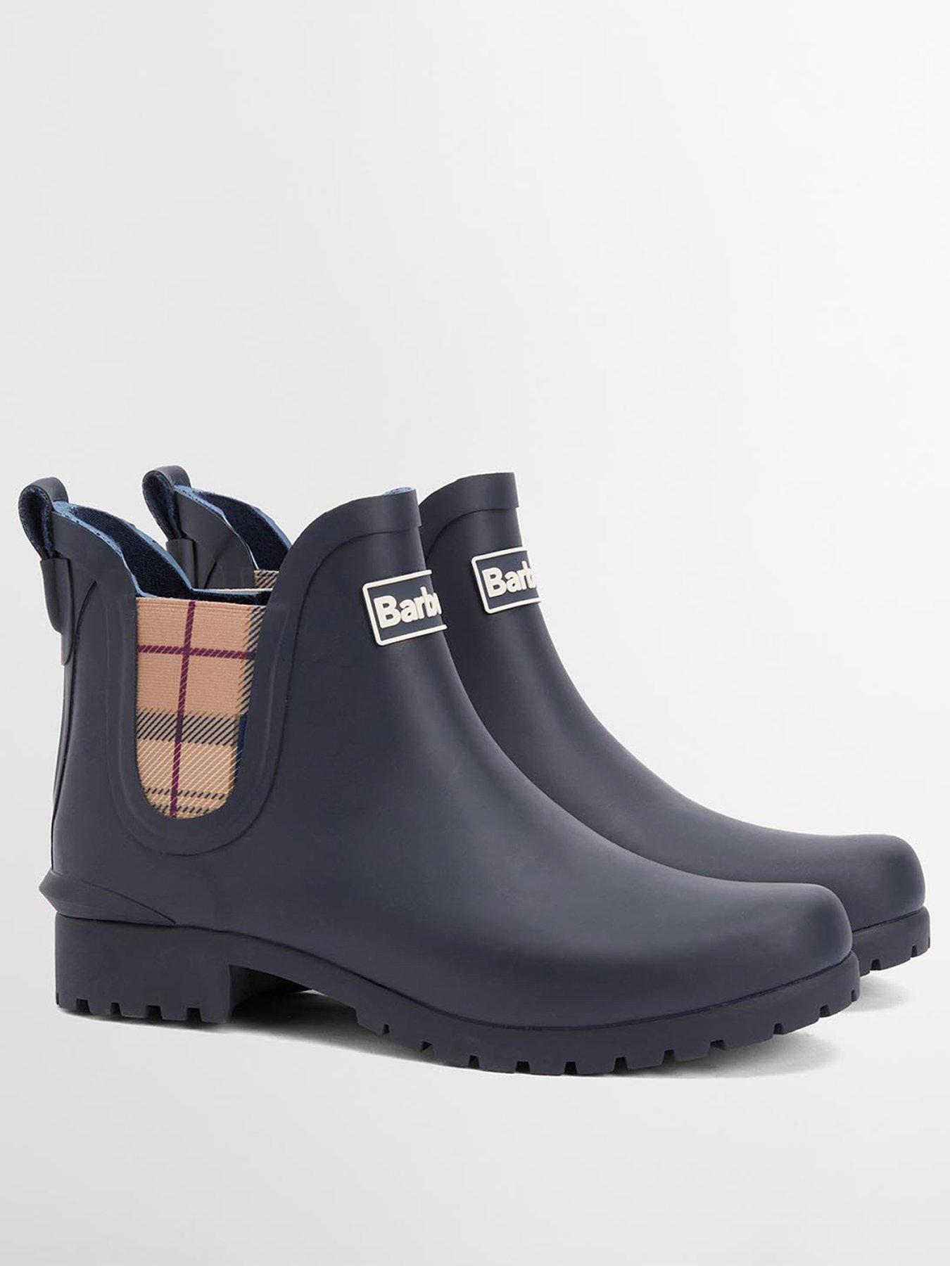 Barbour Wilton Chelsea Wellies Navy Very