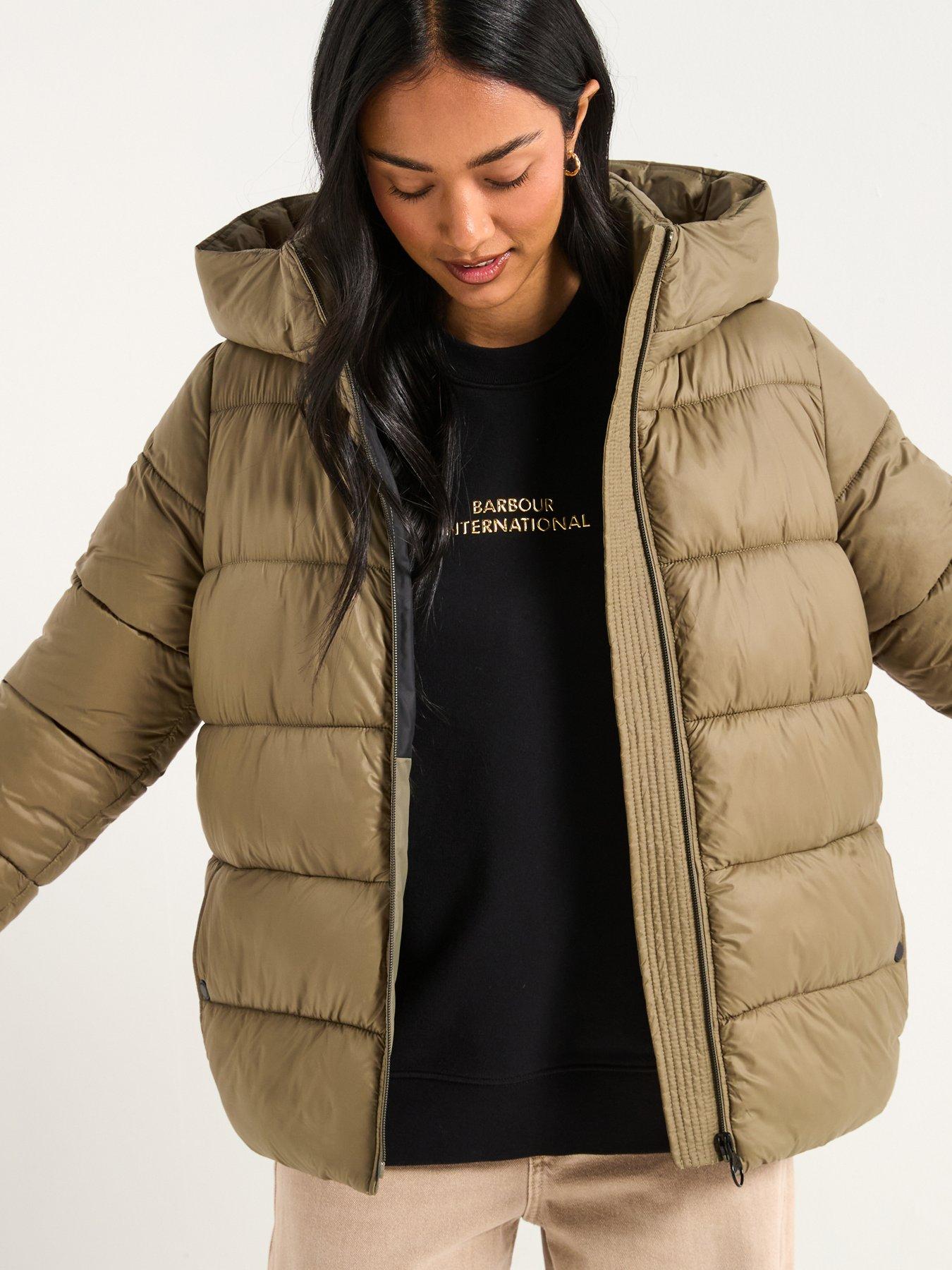 Barbour International Olivios Puffer Jacket - Khaki