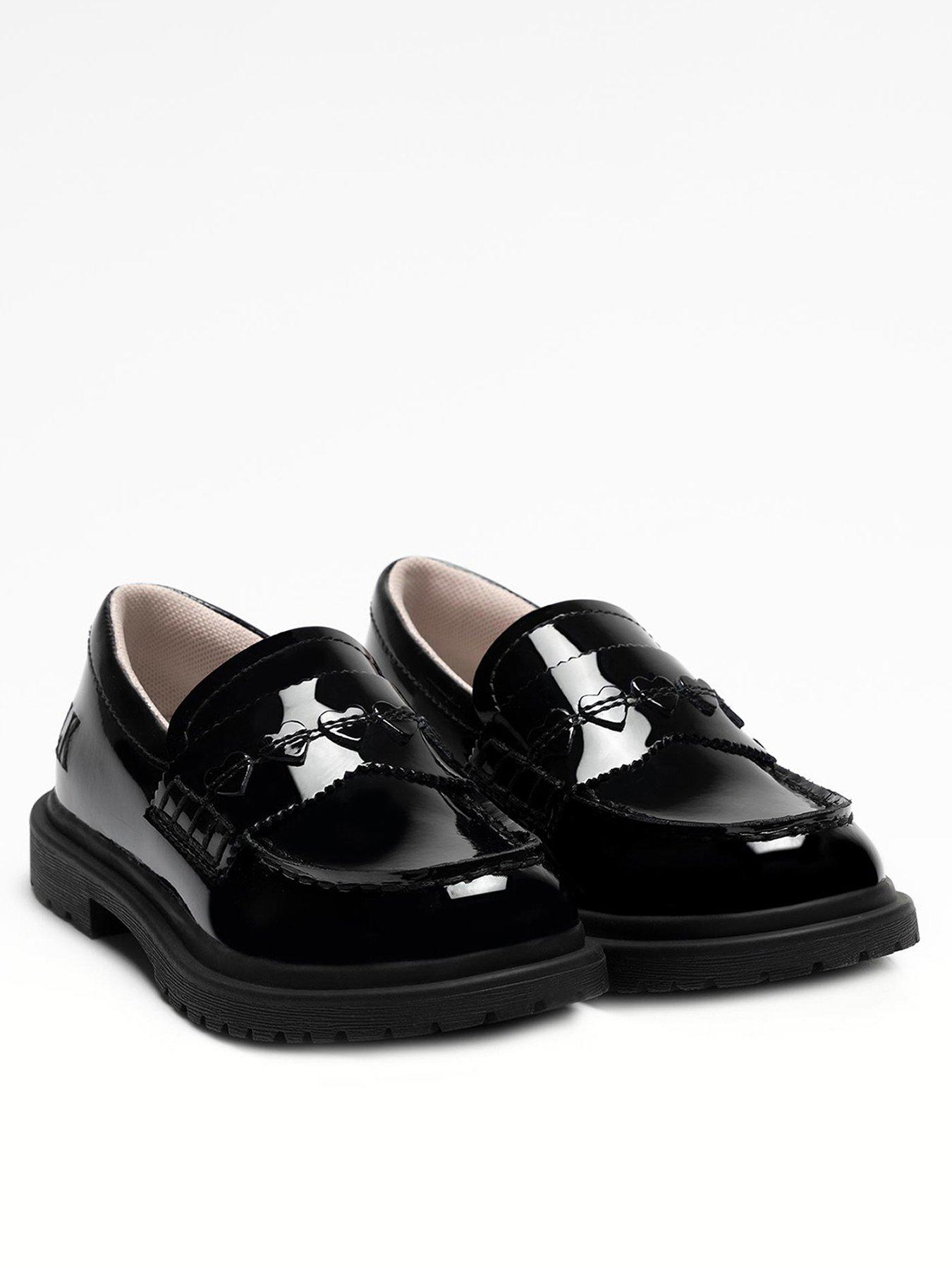 undefined Youth Clara Scarpa Miss LK Patent Loafer School Shoes  - Black