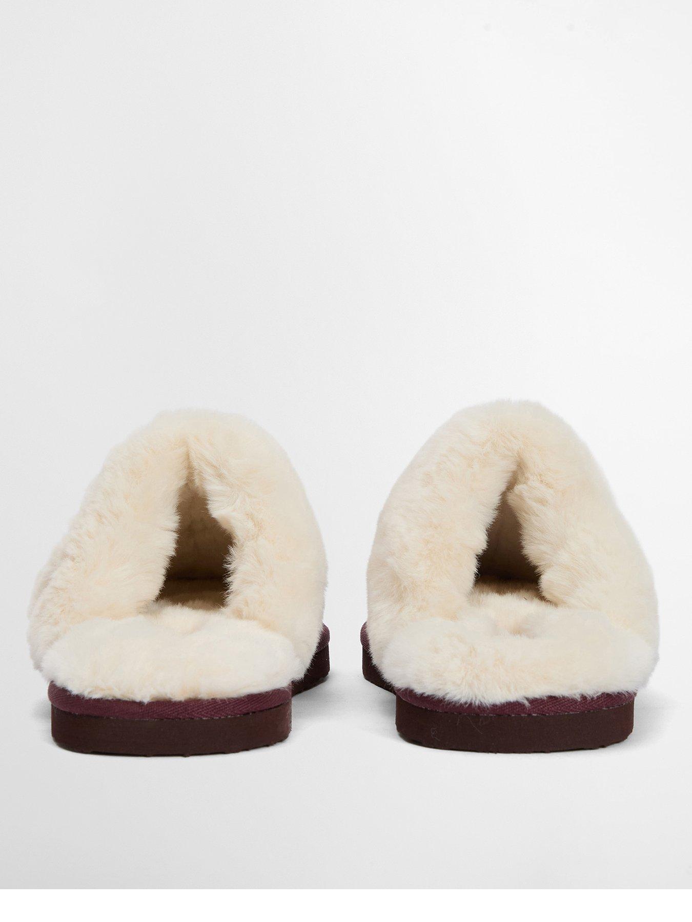 Image 3 of 6 of Barbour Claudia Tartan Mule Slipper - Red