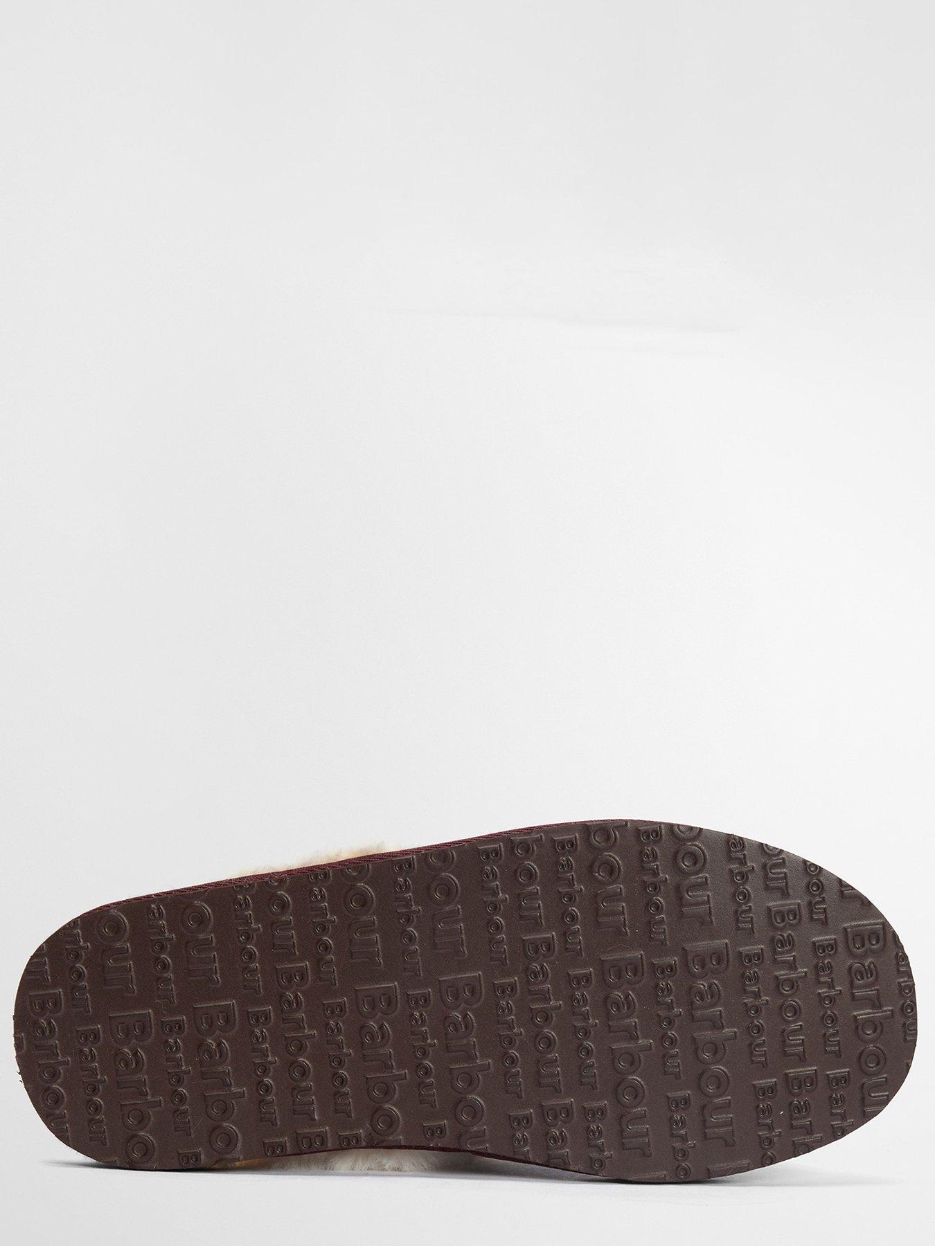 Image 5 of 6 of Barbour Claudia Tartan Mule Slipper - Red