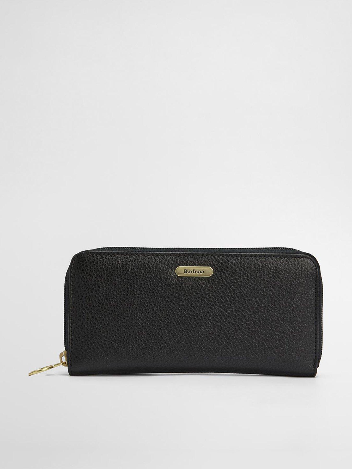 Barbour Birch Leather Matinee Purse - Black