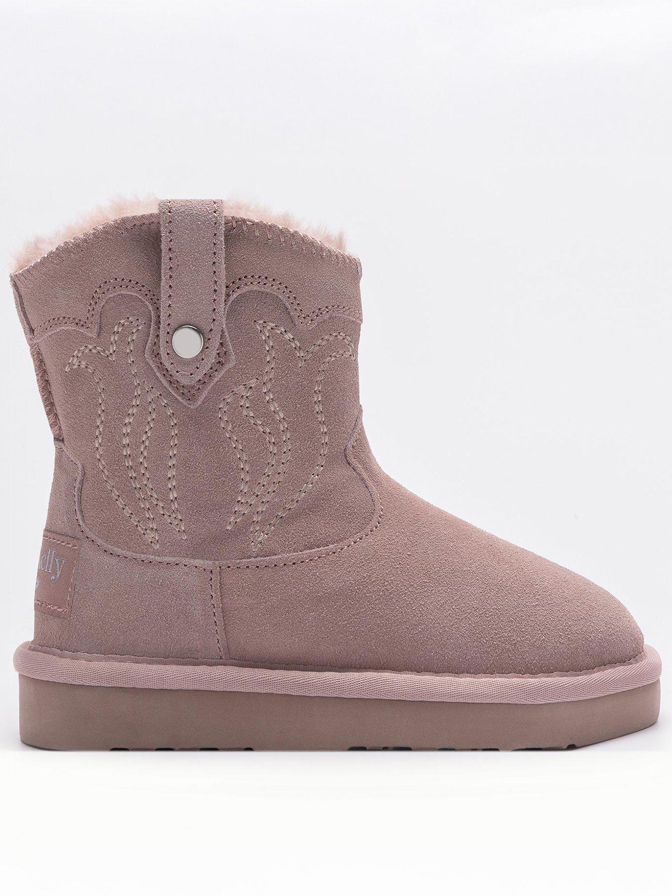 Lelli Kelly Suede & Boots, Pink, Size 2.5 Older