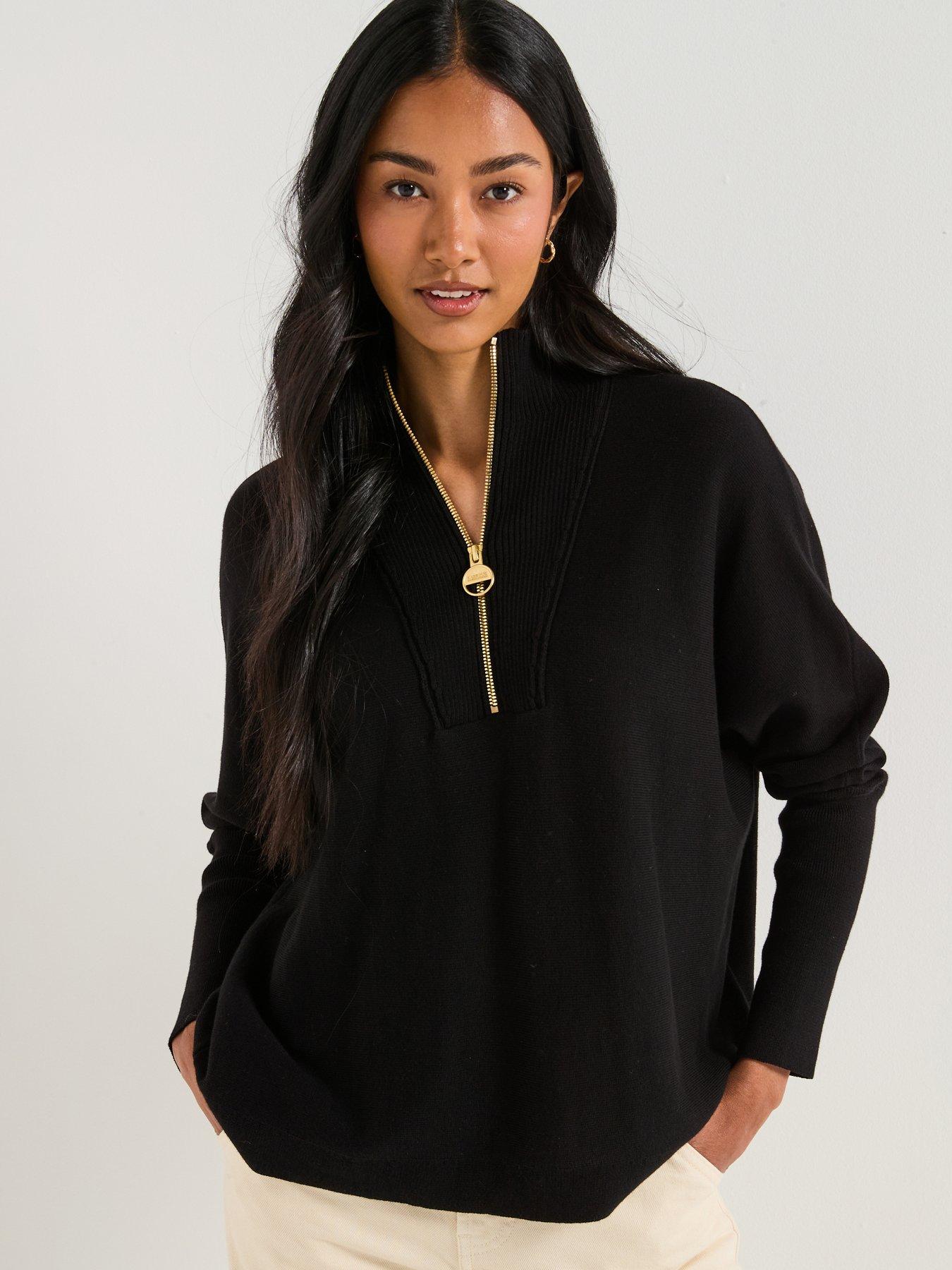 Barbour International Lola Knitted Jumper - Black