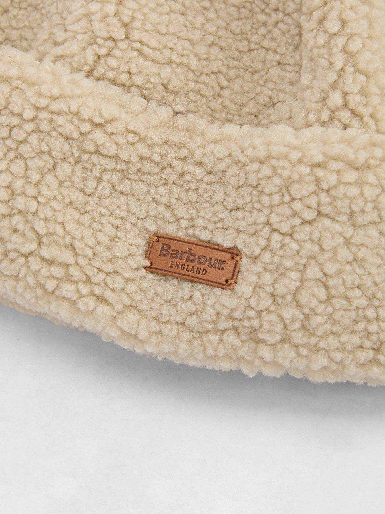 Image 3 of 4 of Barbour Cathy Fleece Hat - Cream