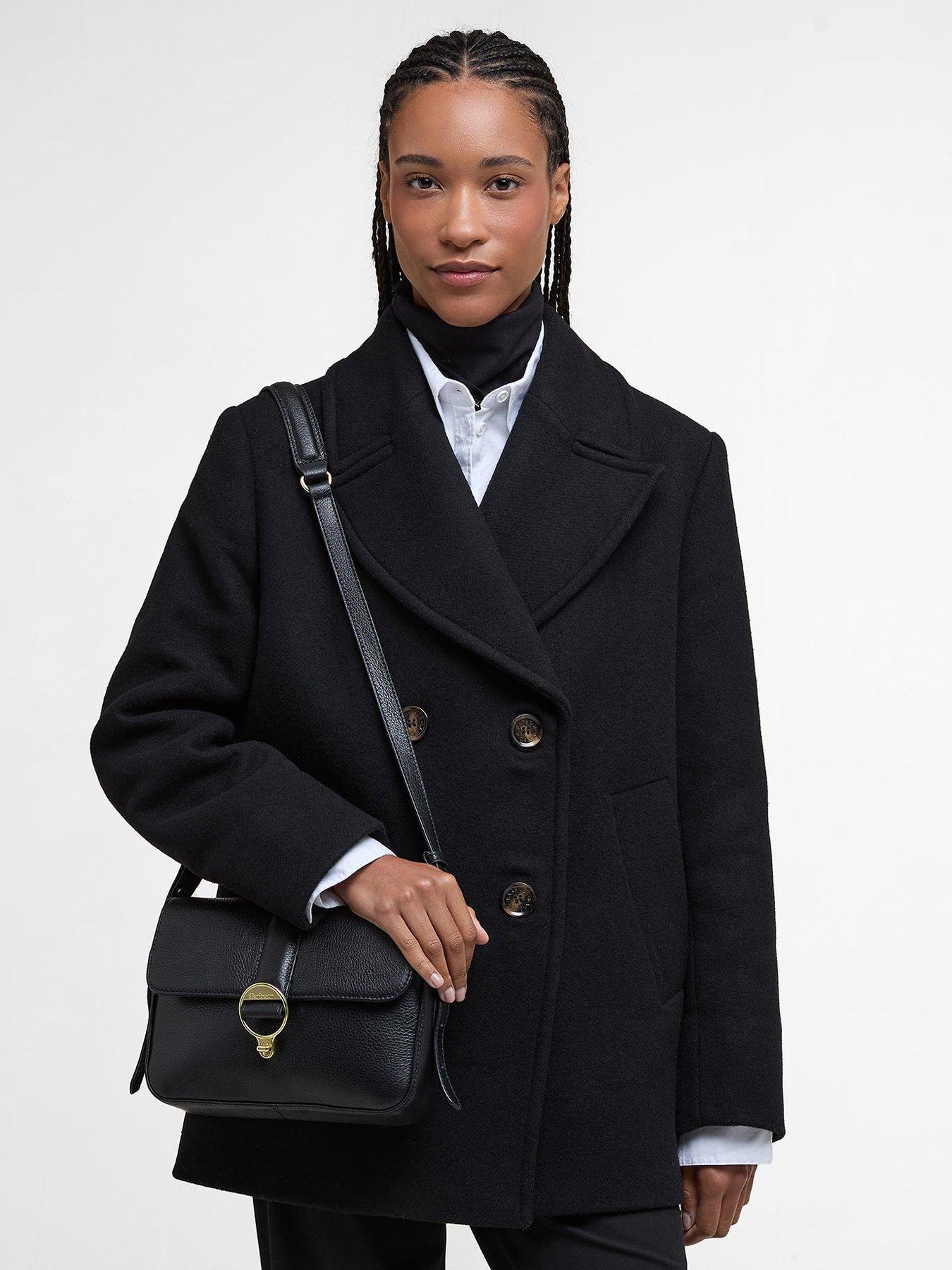 Image 2 of 5 of Barbour Rosa Leather Crossbody Bag - Black
