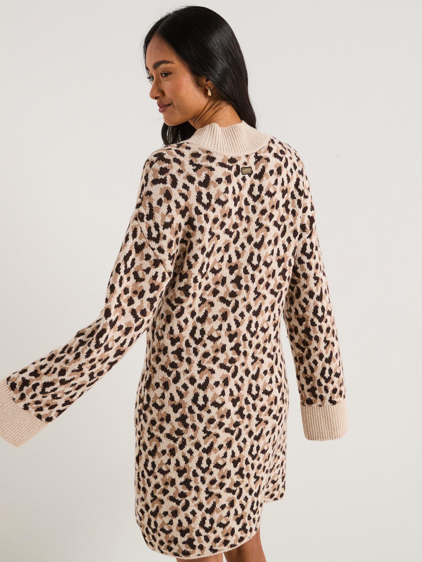 Barbour International Juliana Knitted Mini Dress - Animal | Very