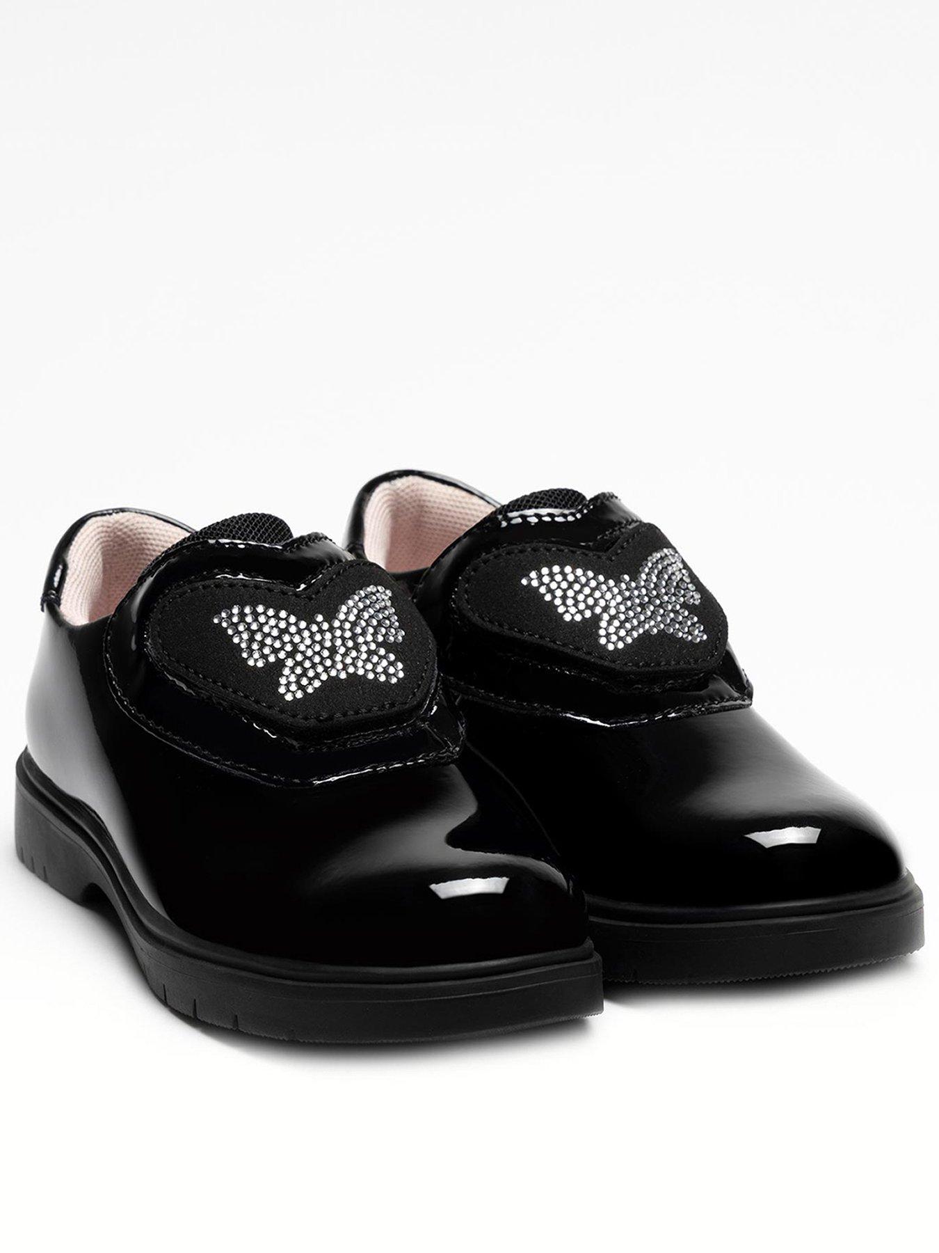 undefined Evelyn Patent Interchangable School Shoe