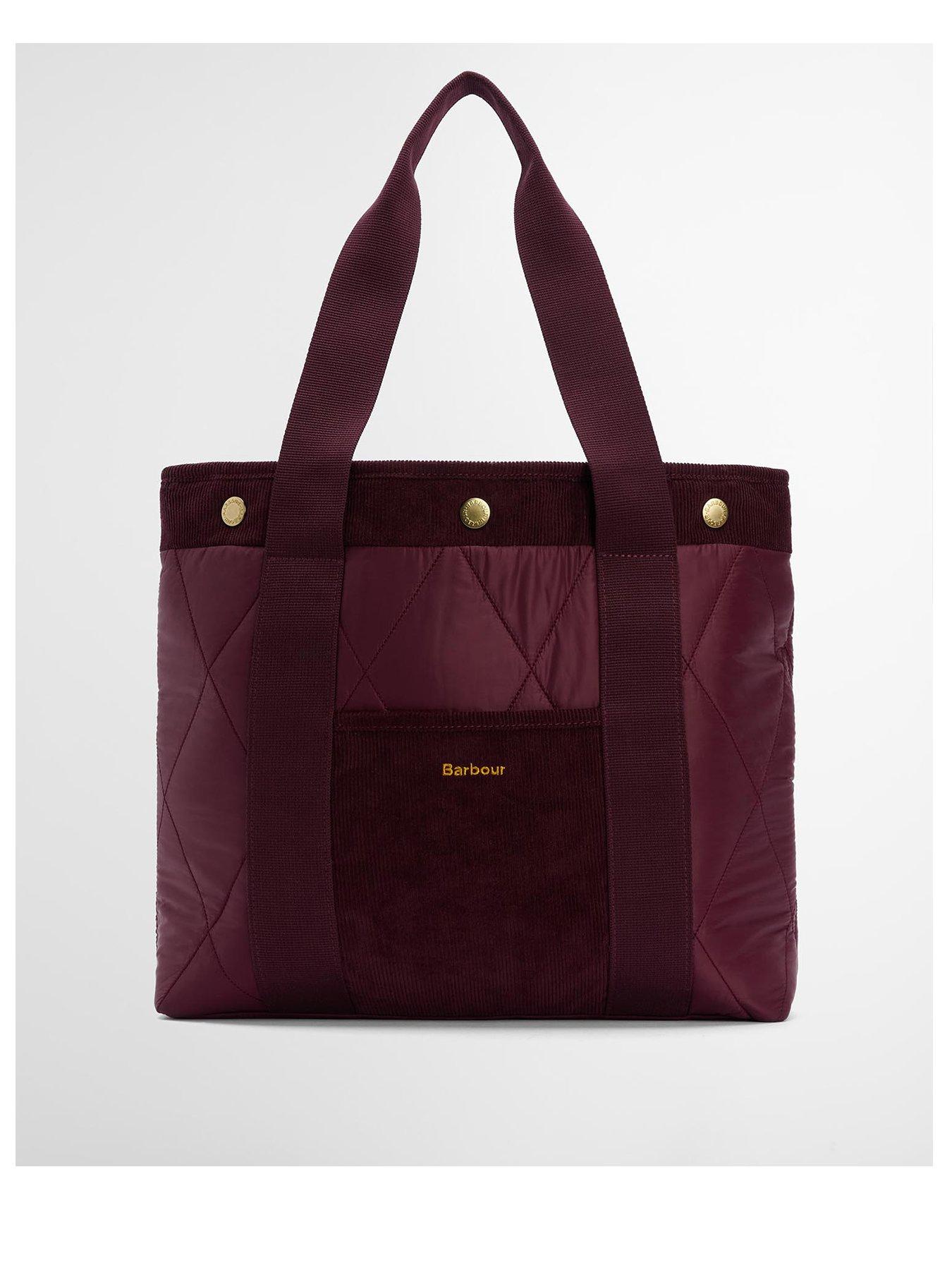 Barbour Healy Tote Bag - Merlot Red