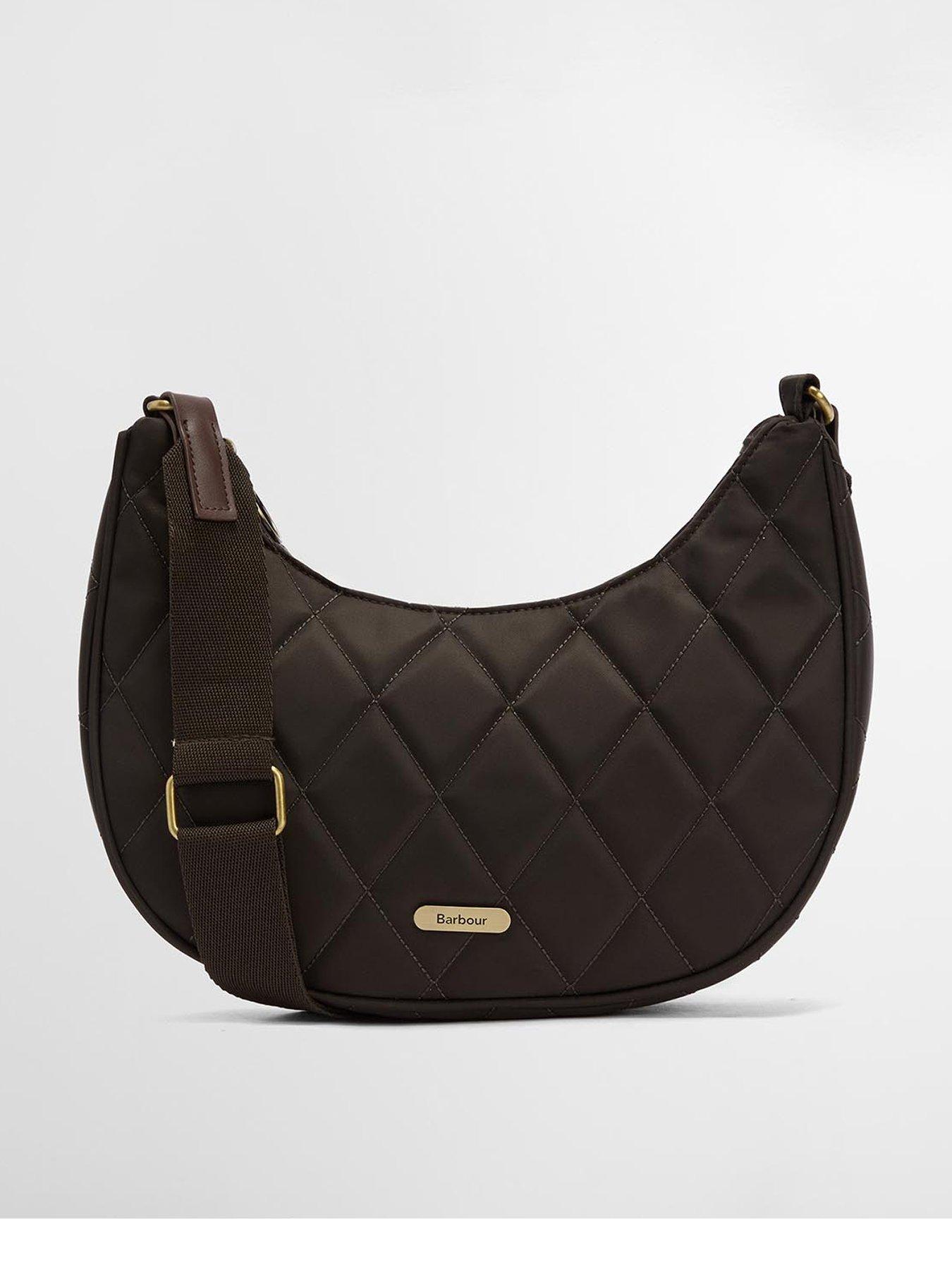 Barbour Quilted Sling Shoulder Bag - Green