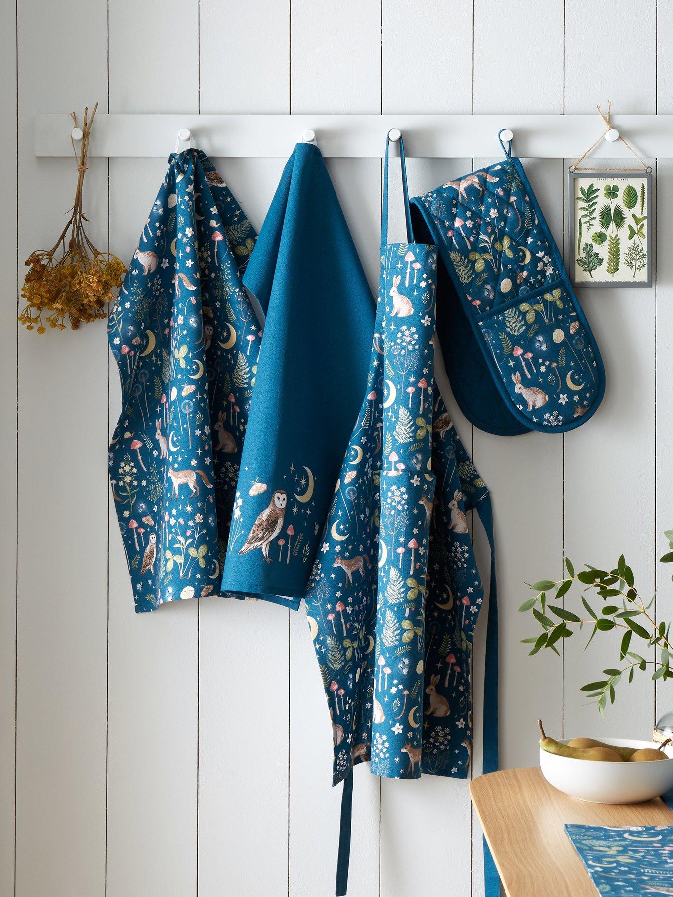 Image 3 of 3 of Catherine Lansfield Enchanted Twilight Tea Towels 4 Pk