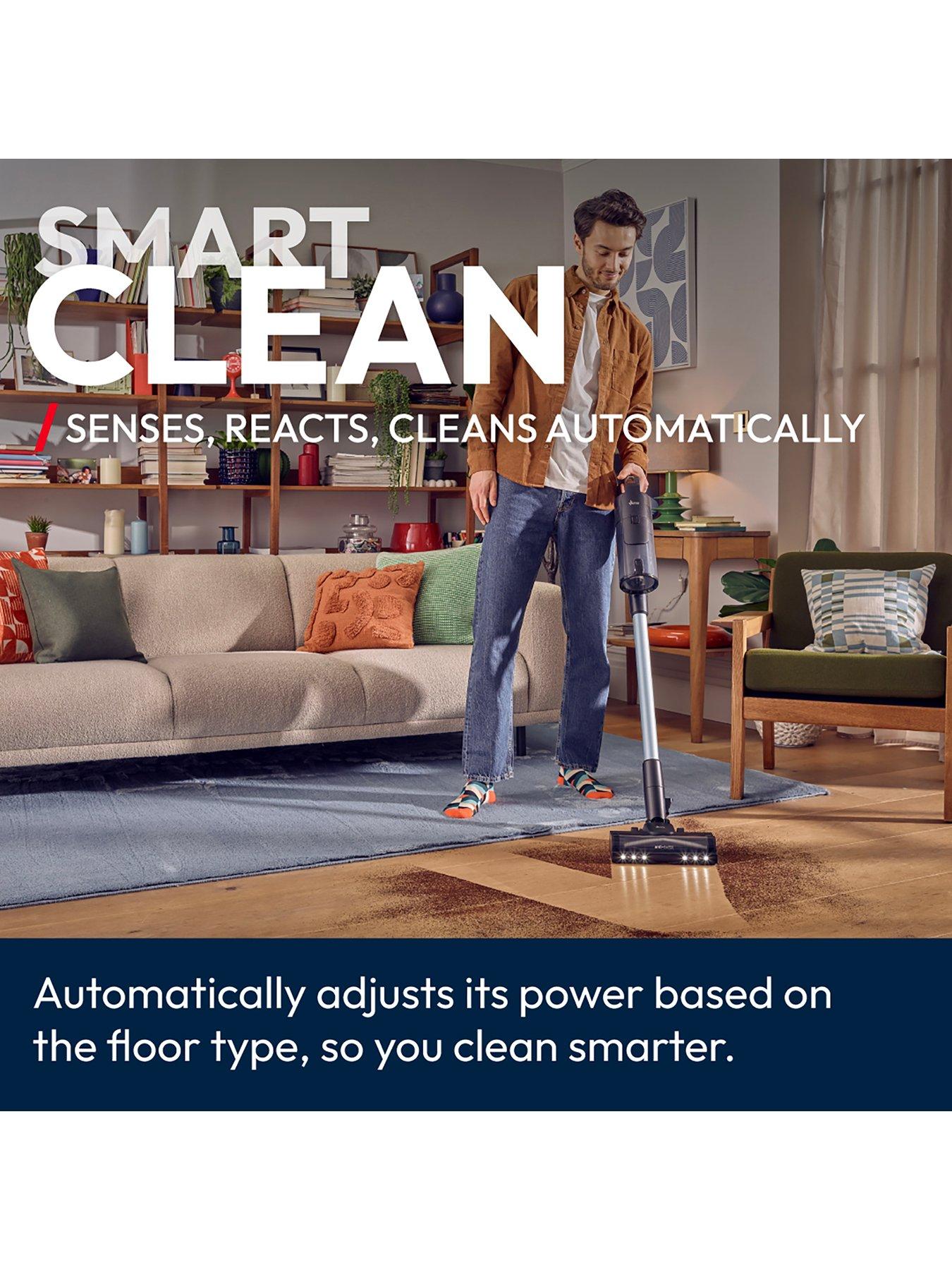 Image 2 of 7 of Hoover HF6 Cordless Vacuum Cleaner Stick (HF610H), up to 100min Runtime, 5y warranty, Floor Sensor, Dual Way Clean, Anti Hair Wrap, LED Lights