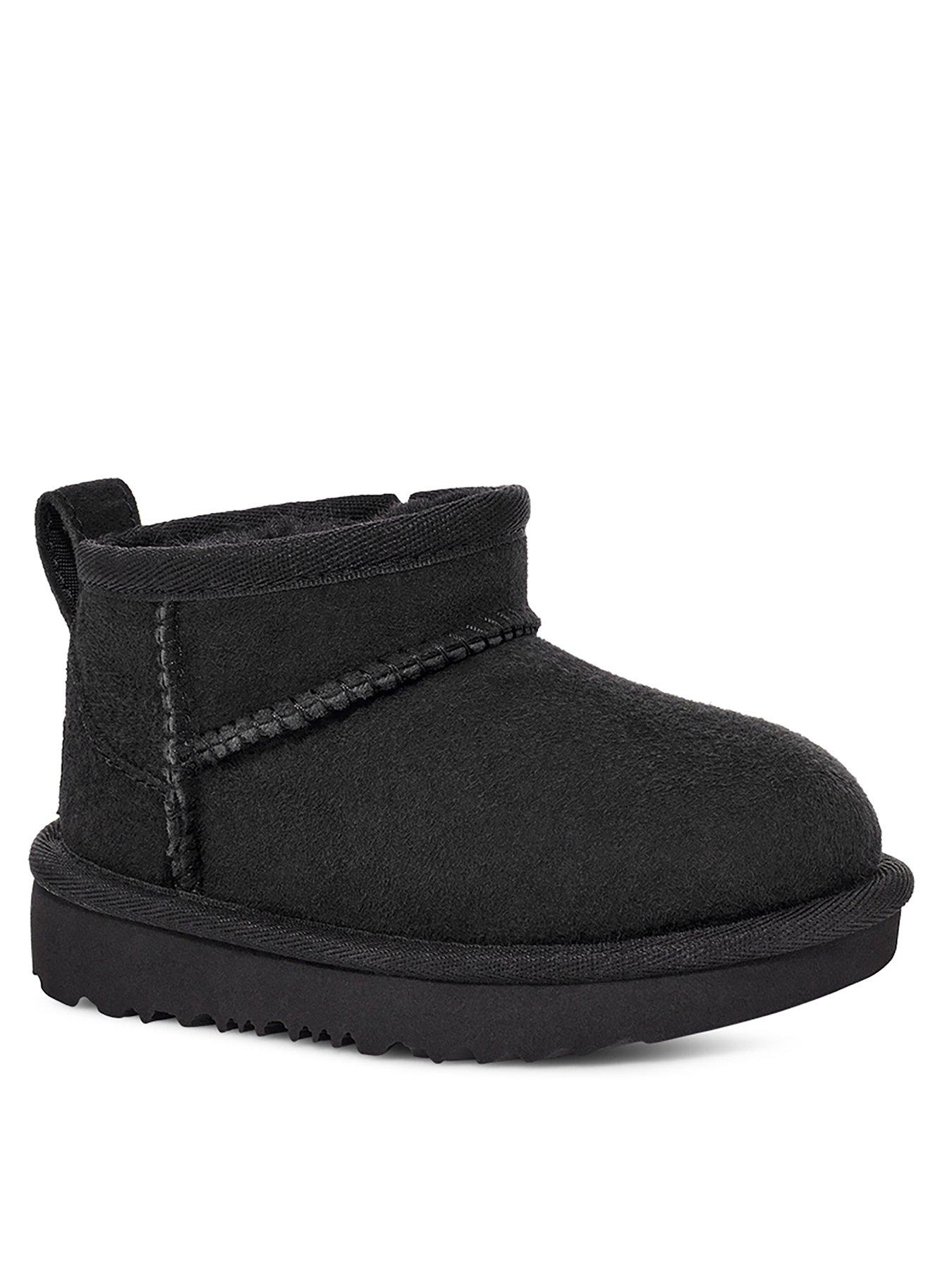 Image 2 of 4 of UGG Infant Classic Ultra Mini Boots- Black