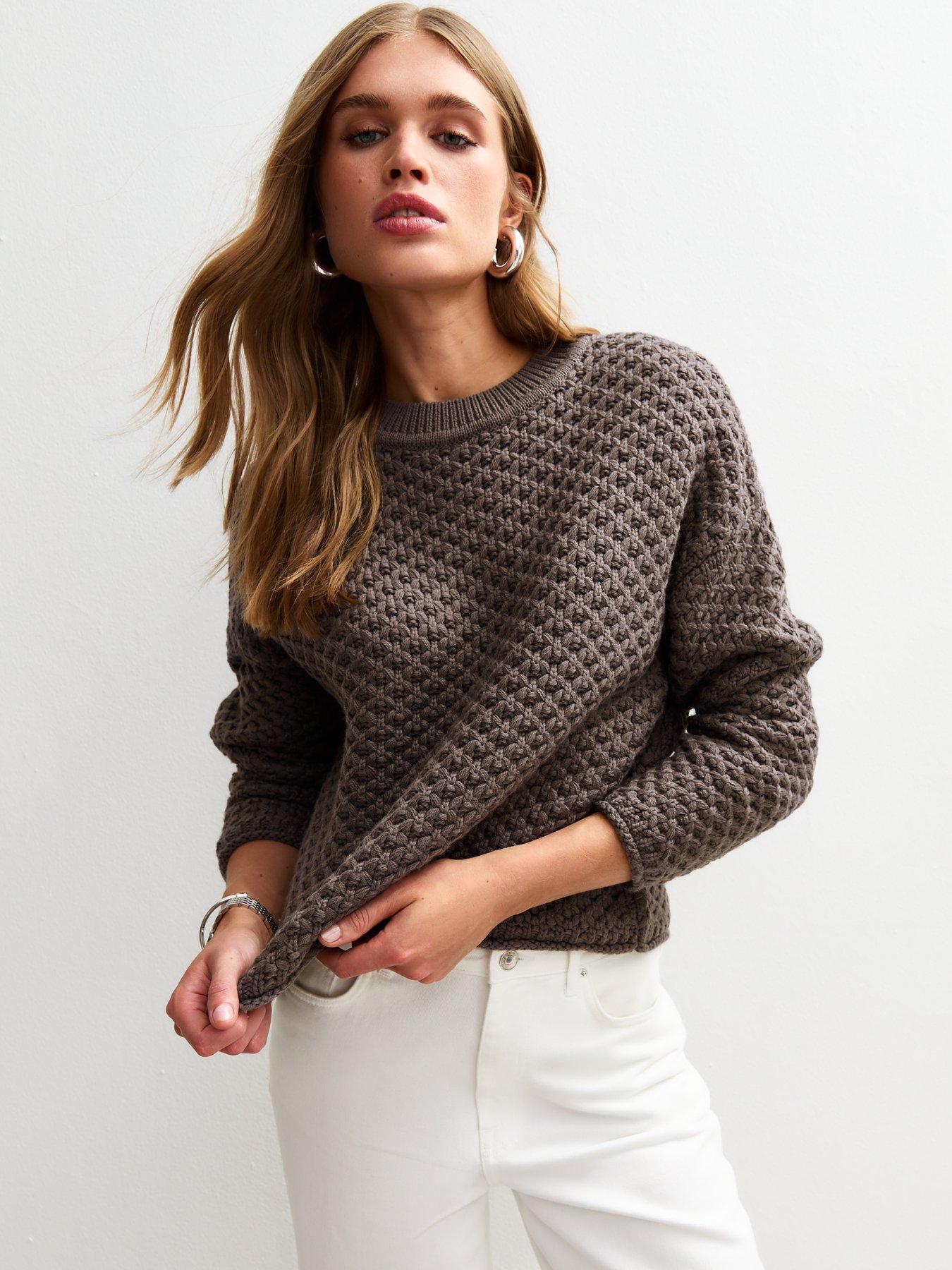 Image 1 of 5 of New Look Mink Stitch Knit Jumper