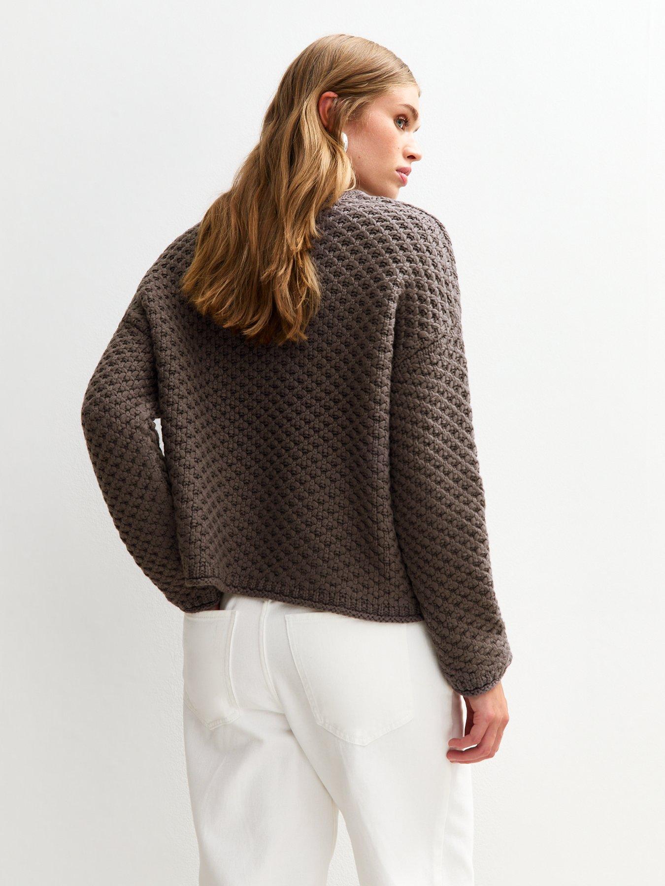 Image 2 of 5 of New Look Mink Stitch Knit Jumper
