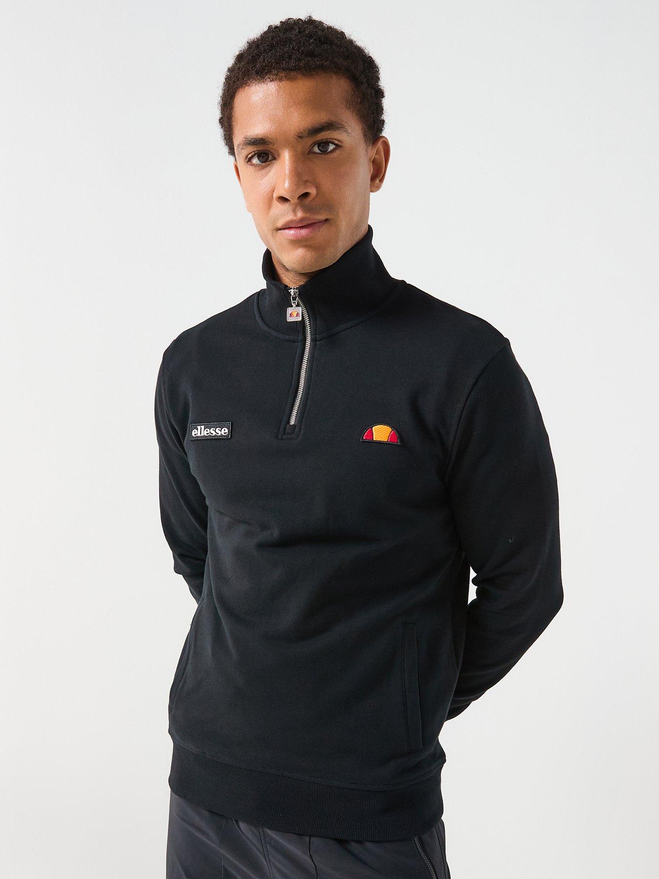 Ellesse Men's Pelegrini 1/4 Zip - Black