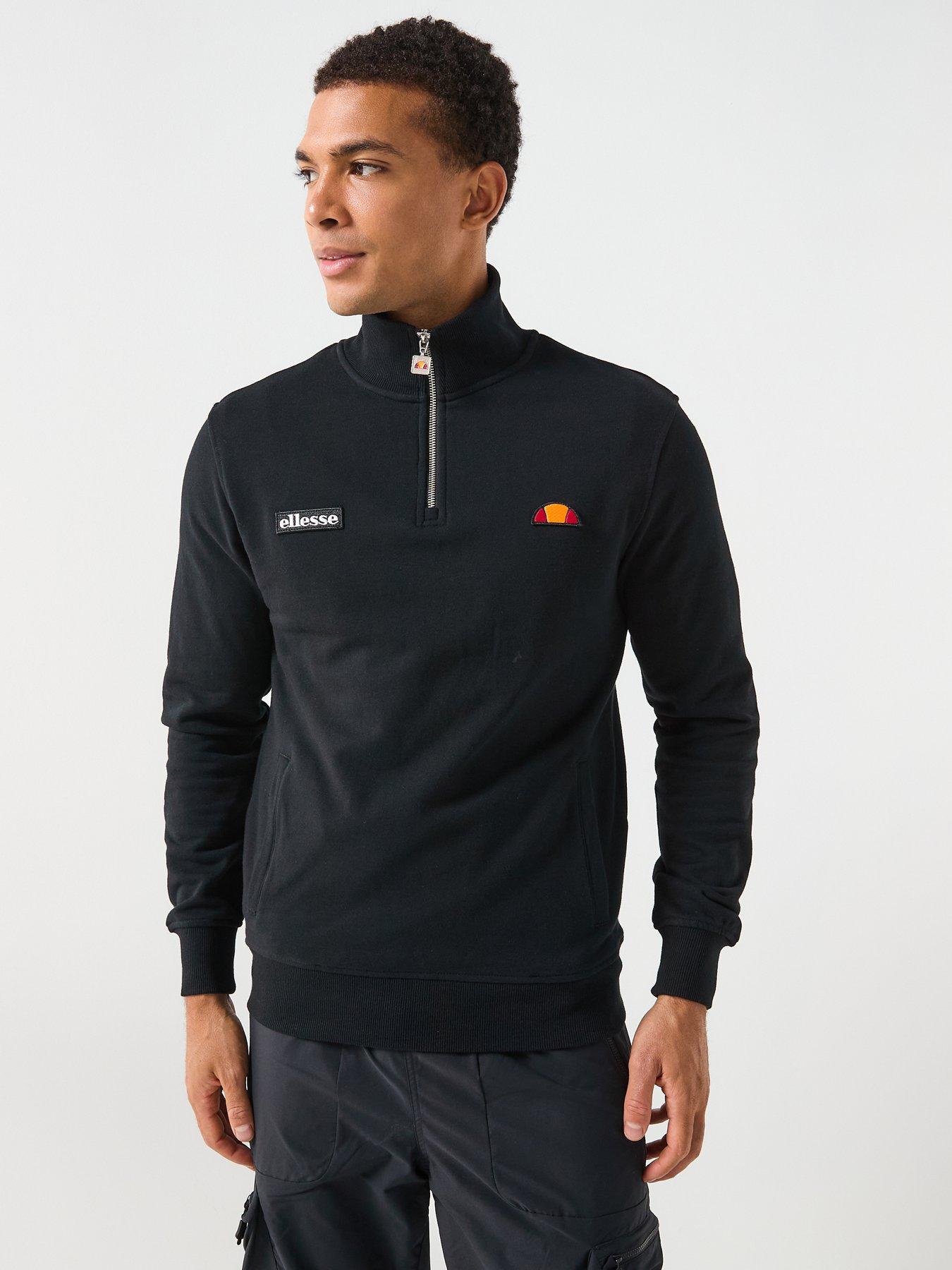 Ellesse Men's Pelegrini 1/4 Zip - Black | Very
