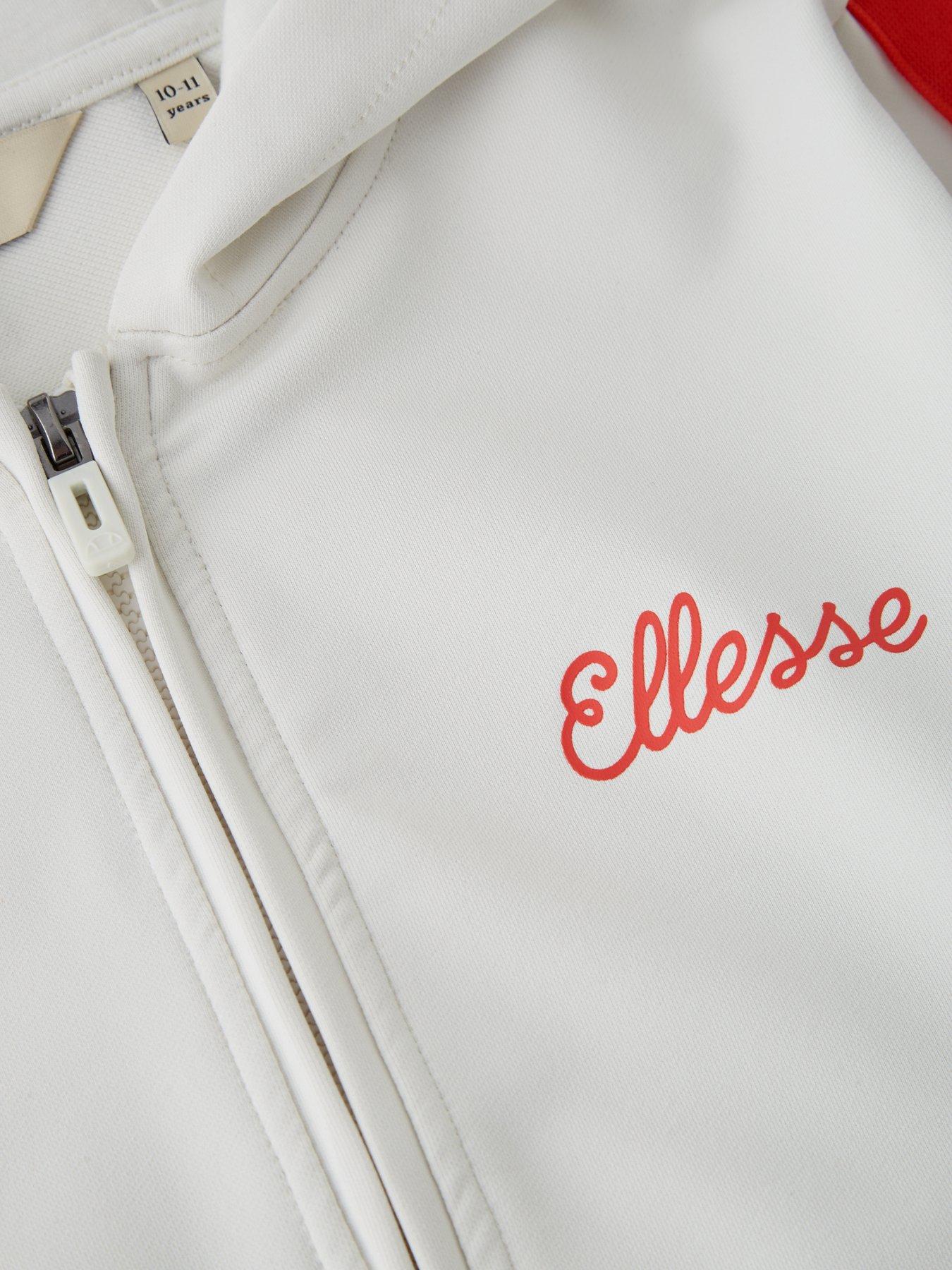 Image 3 of 5 of Ellesse Junior Andosi Full Zip Hoodie - Off White