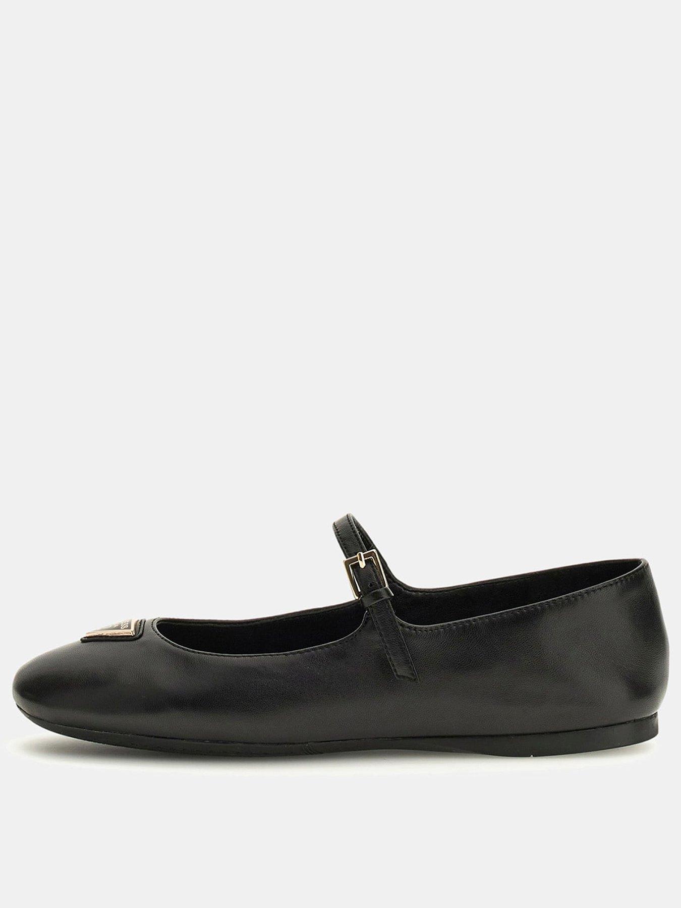 Guess Kalida Logo Ballet Pump - Black