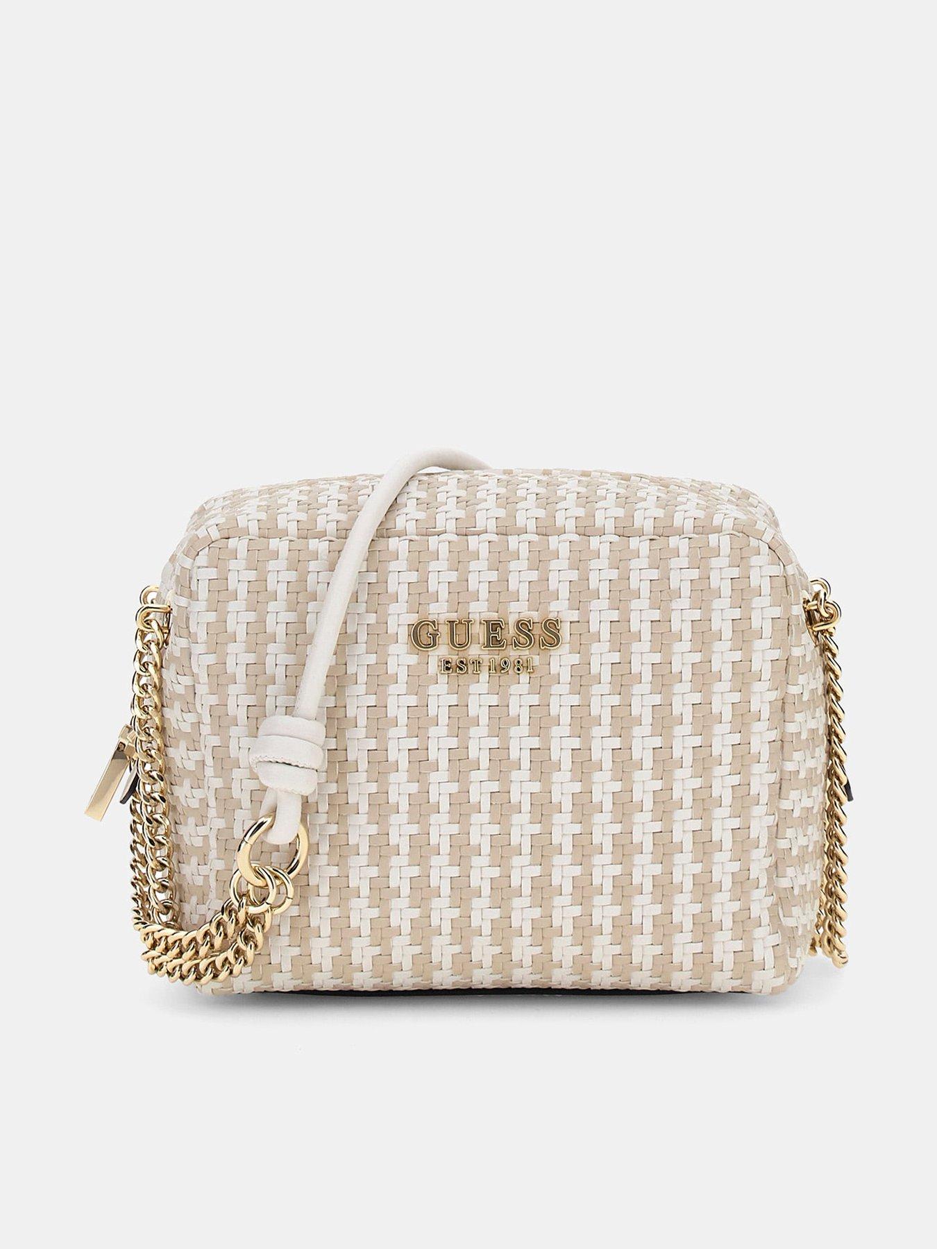 Guess Mirema Camera Crossbody - White