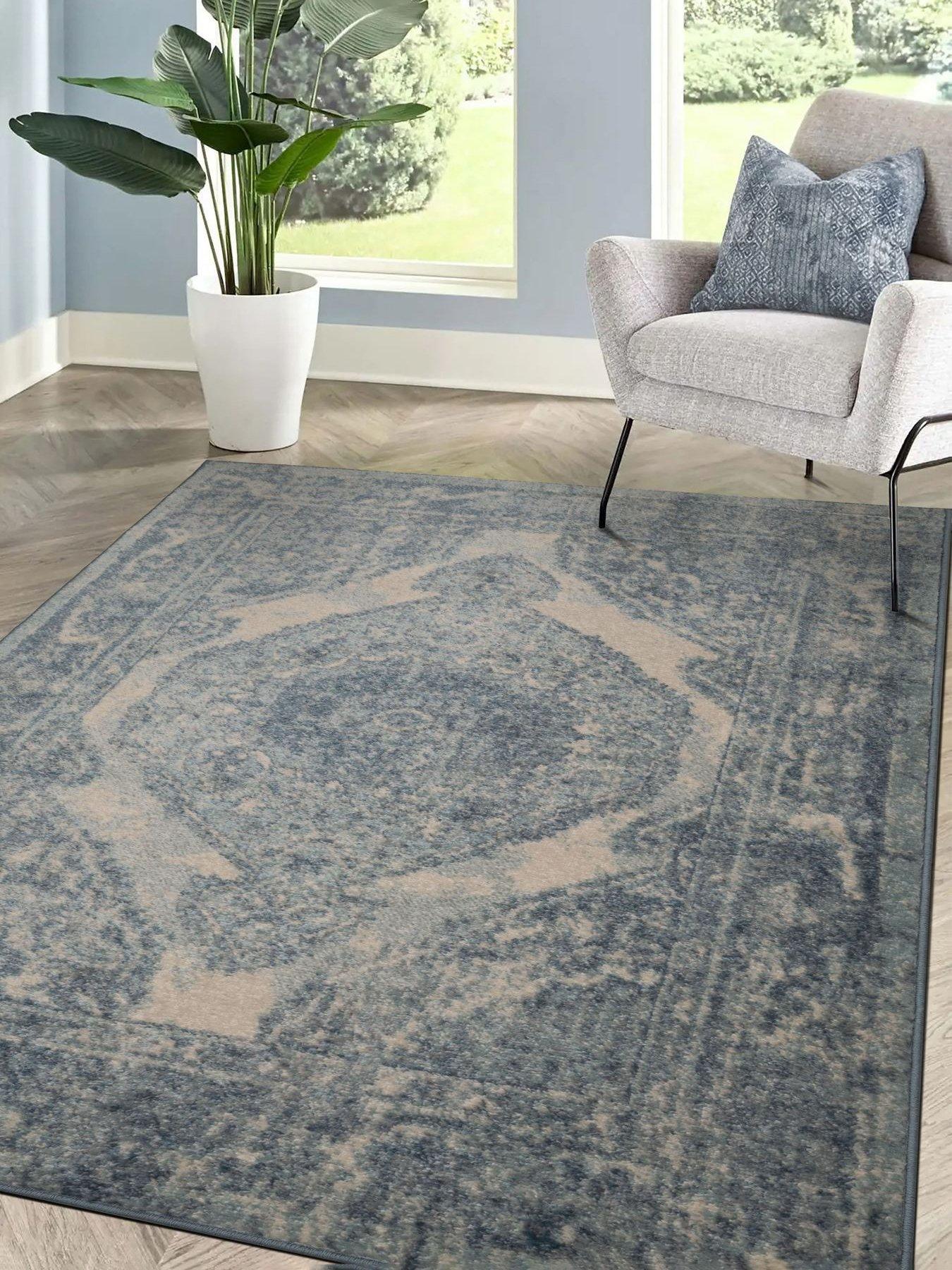 The Very Collection Juno Blue Medallion Rug