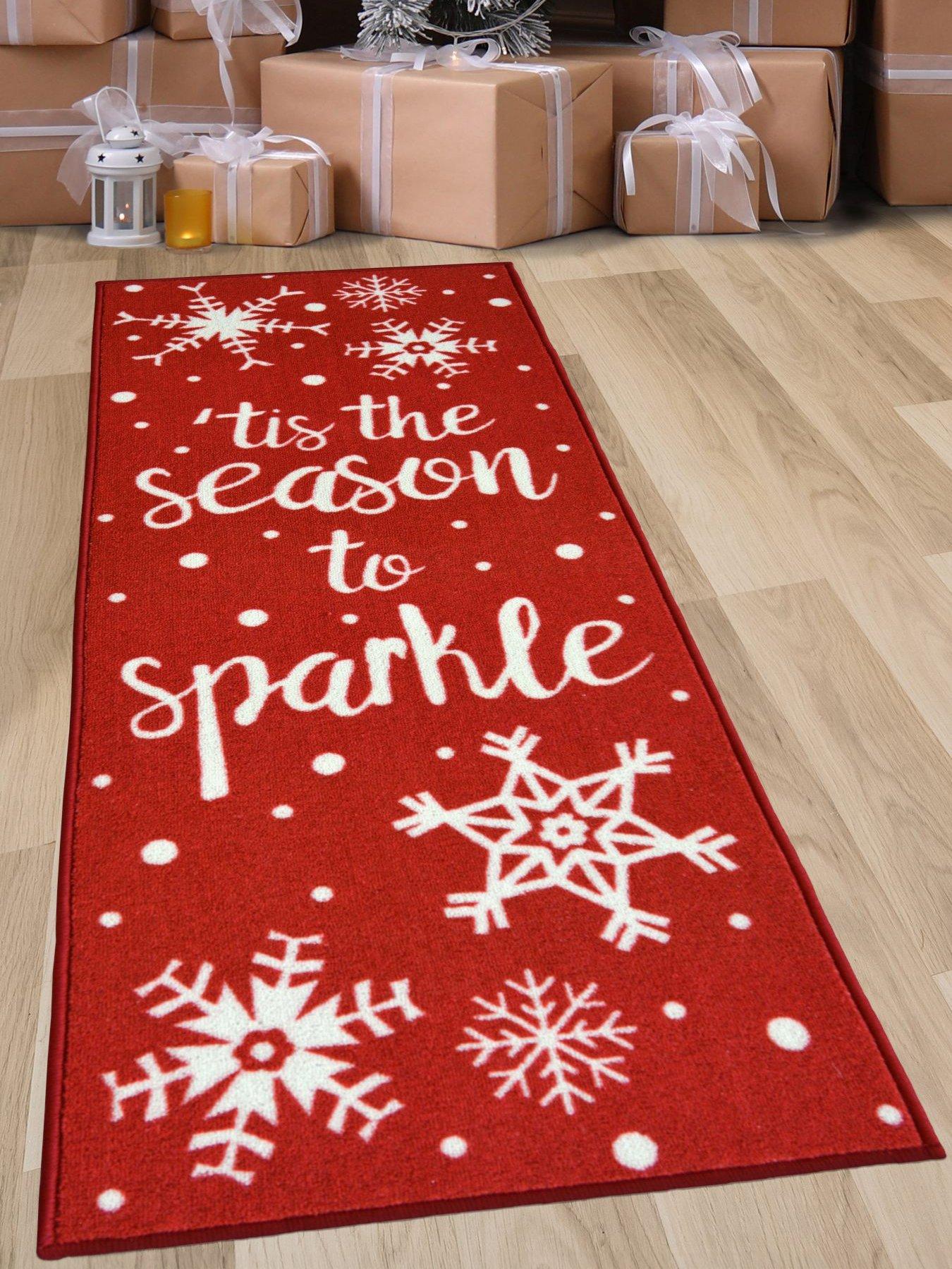 Very Home Season To Sparkle Runner - Red