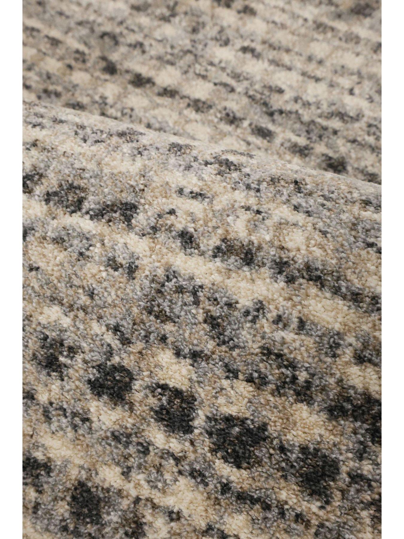 Image 3 of 4 of The Very Collection Freya Textured Style Rug - Grey