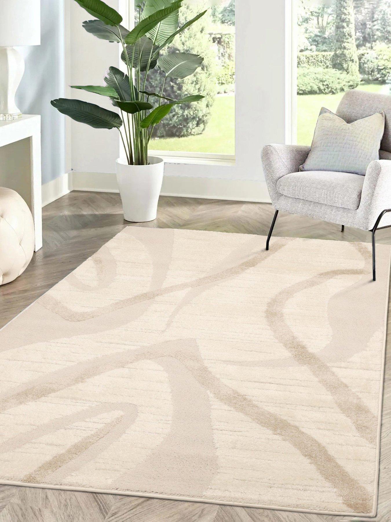 Very Home Ava Wave Rug - Natural