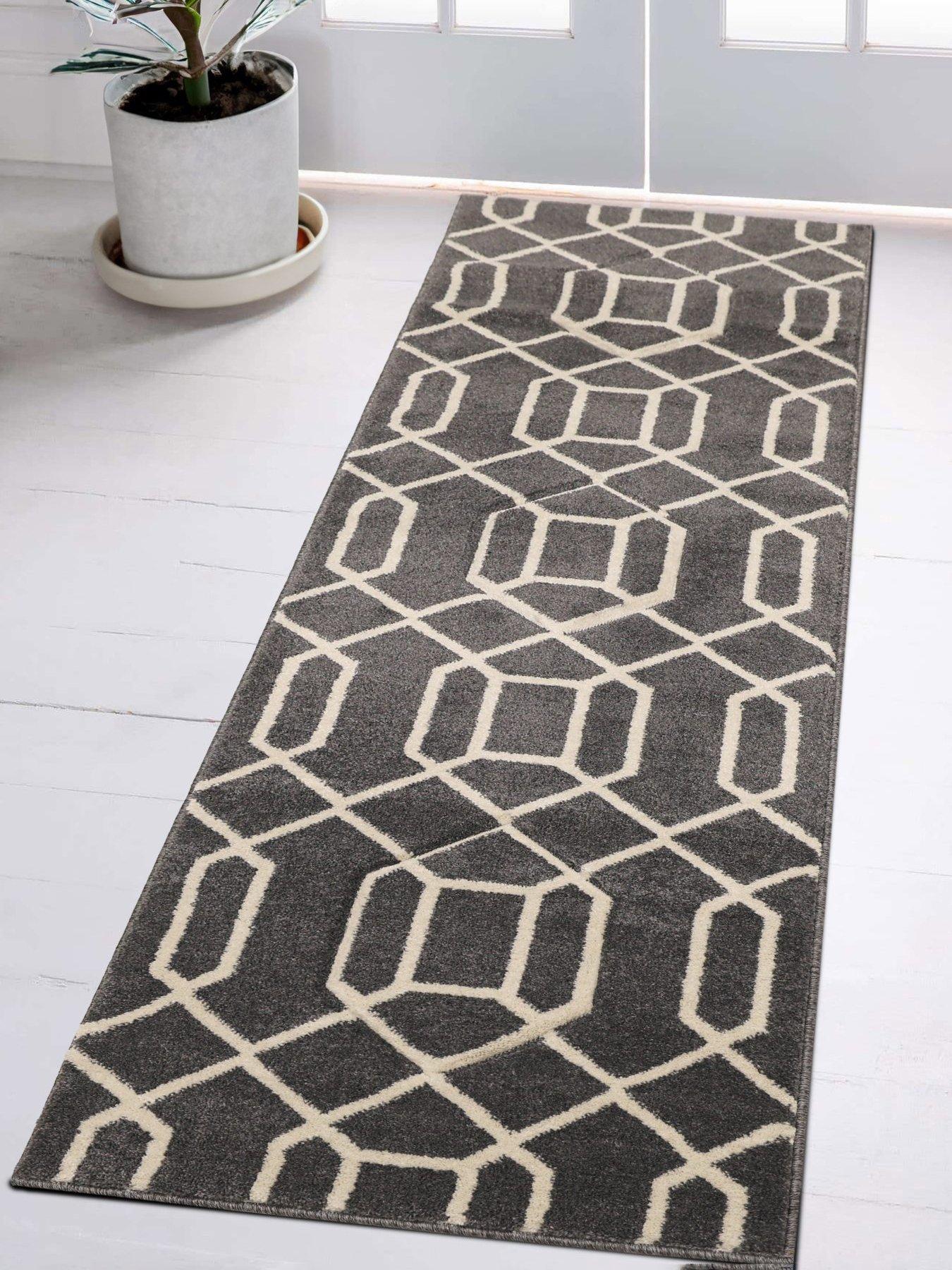 The Very Collection Newport Lattice Grey Runner