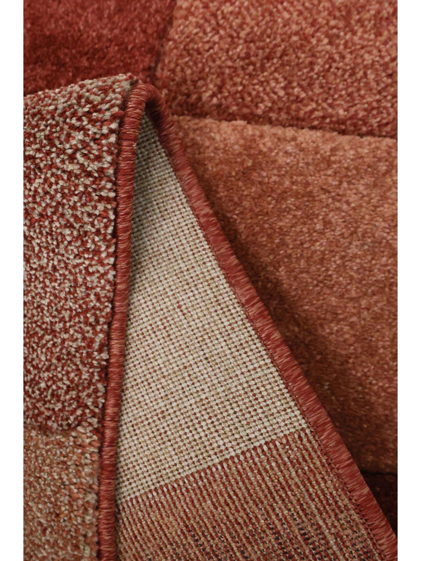 Image 4 of 4 of The Very Collection Newport Terracotta Blocks Rug