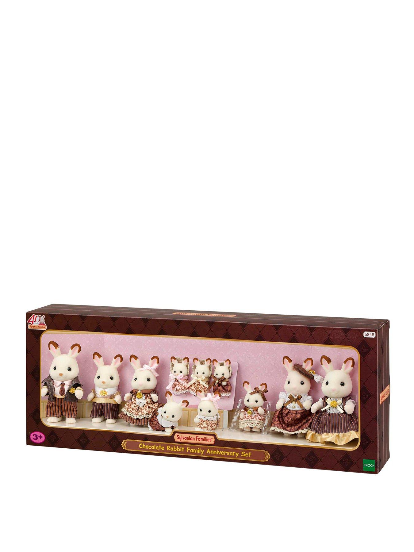 Image 1 of 1 of Sylvanian Families Chocolate Rabbit Family