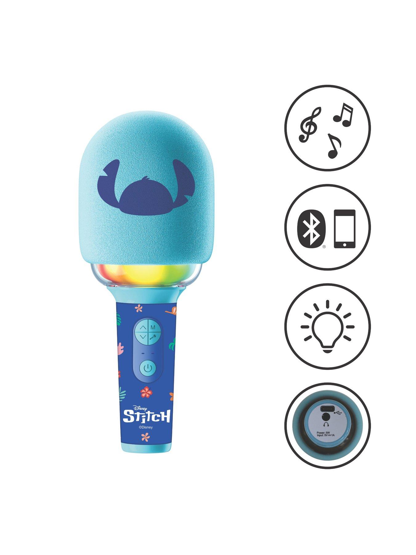 Image 2 of 7 of Disney Stitch Stitch Bluetooth Wireless Karaoke Microphone