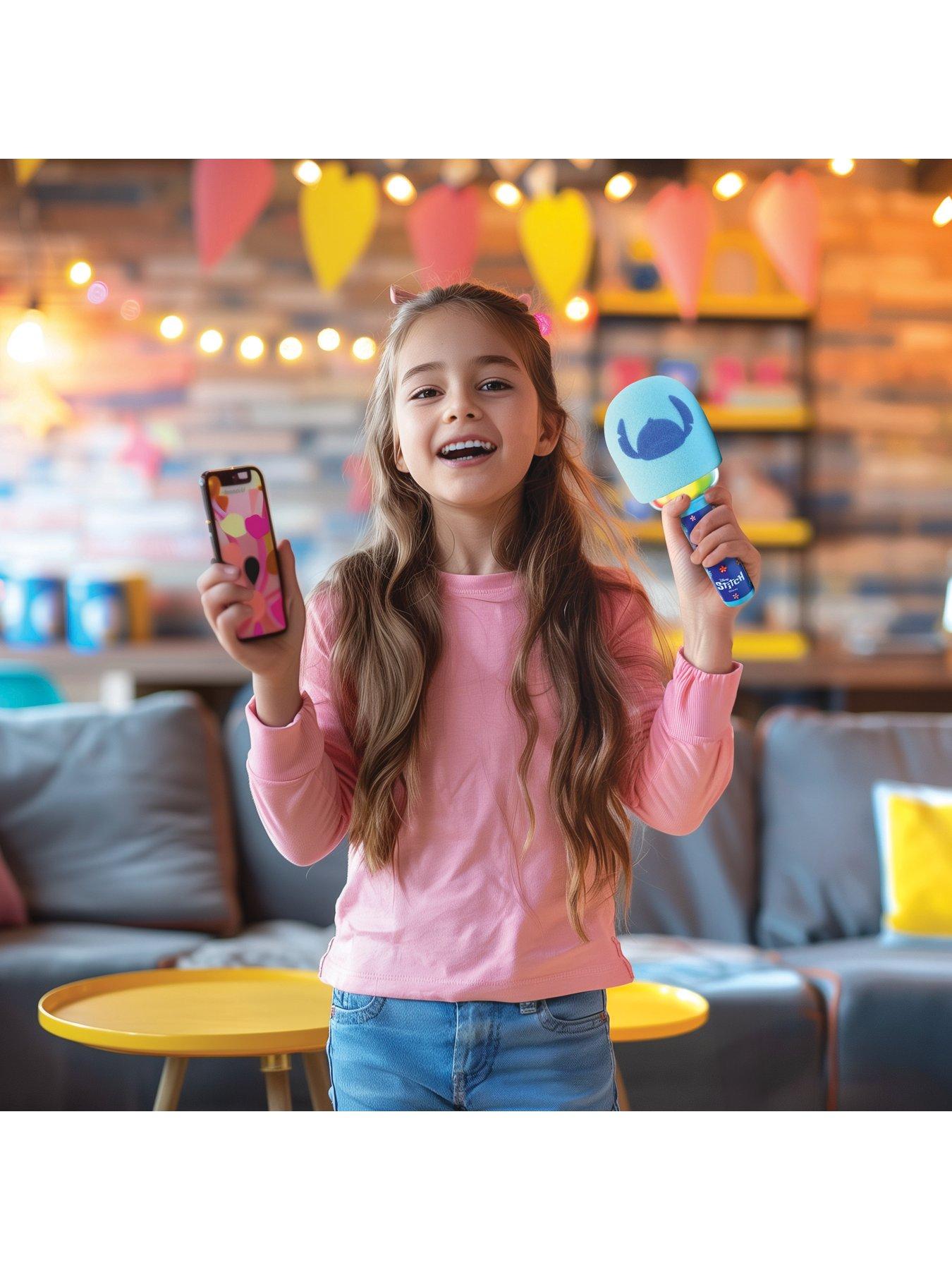 Image 7 of 7 of Disney Stitch Stitch Bluetooth Wireless Karaoke Microphone
