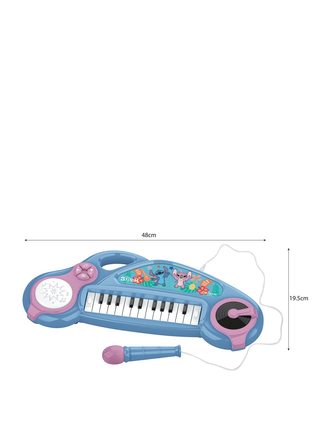 Image 1 of 6 of Disney Stitch Stitch Electronic Piano Keyboard