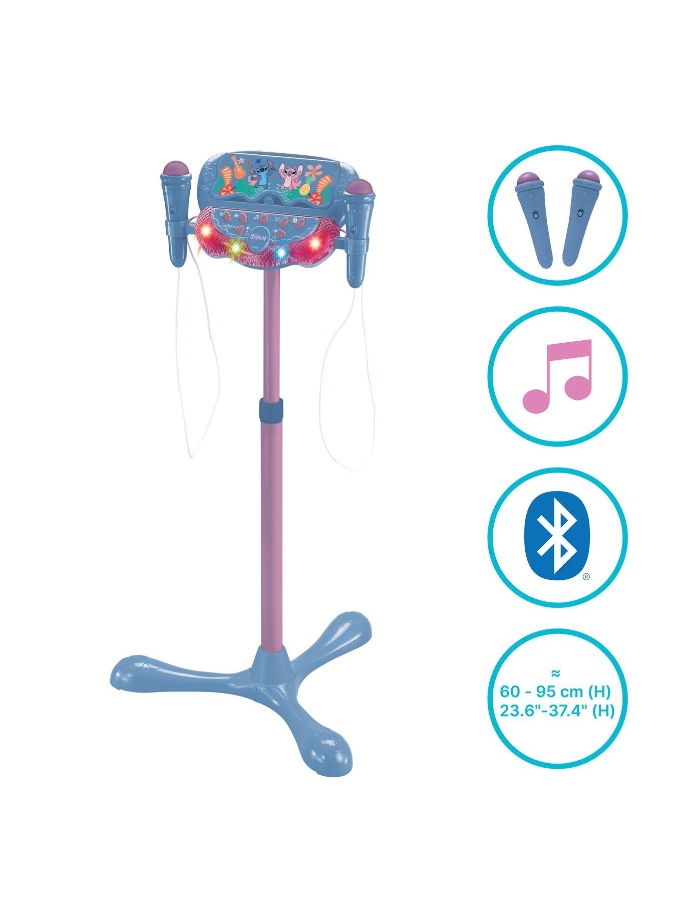 Image 2 of 7 of Disney Stitch Stitch Adjustable Stand with 2 Mic
