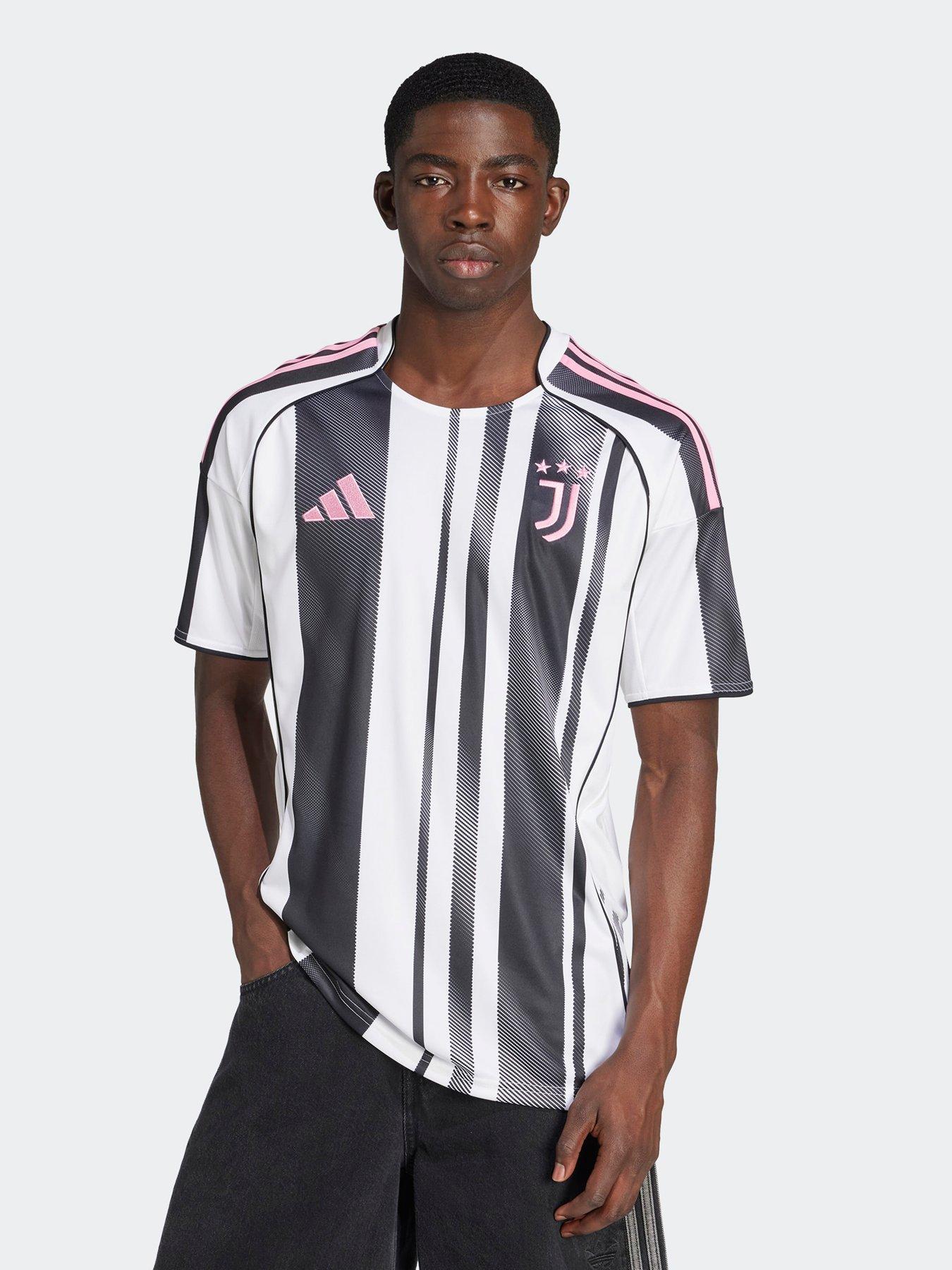 adidas Mens Juventus 25/26 Home Football Shirt - Black/White