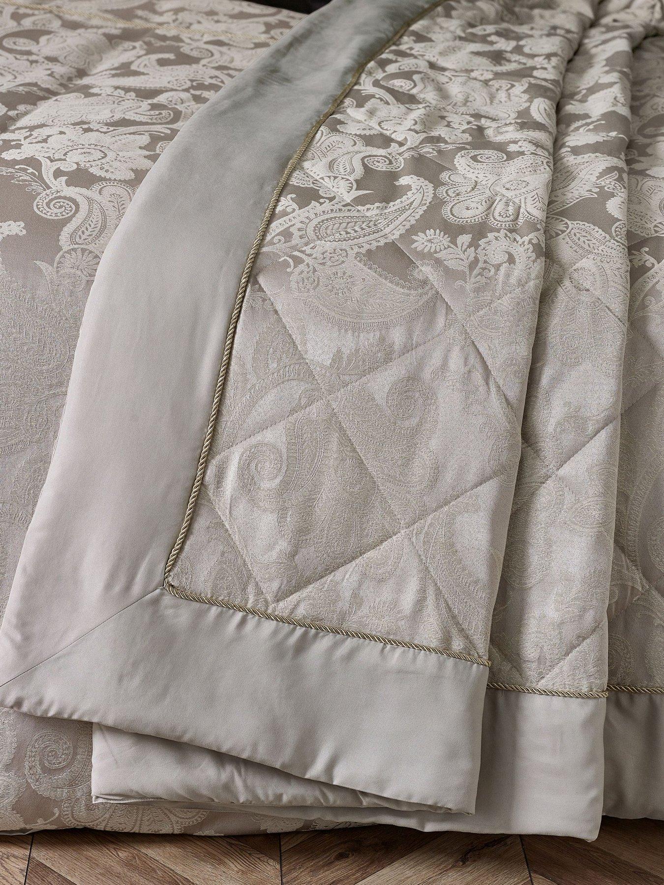 Image 1 of 4 of Catherine Lansfield Opulent Jacquard Bedspread- 240x260cm