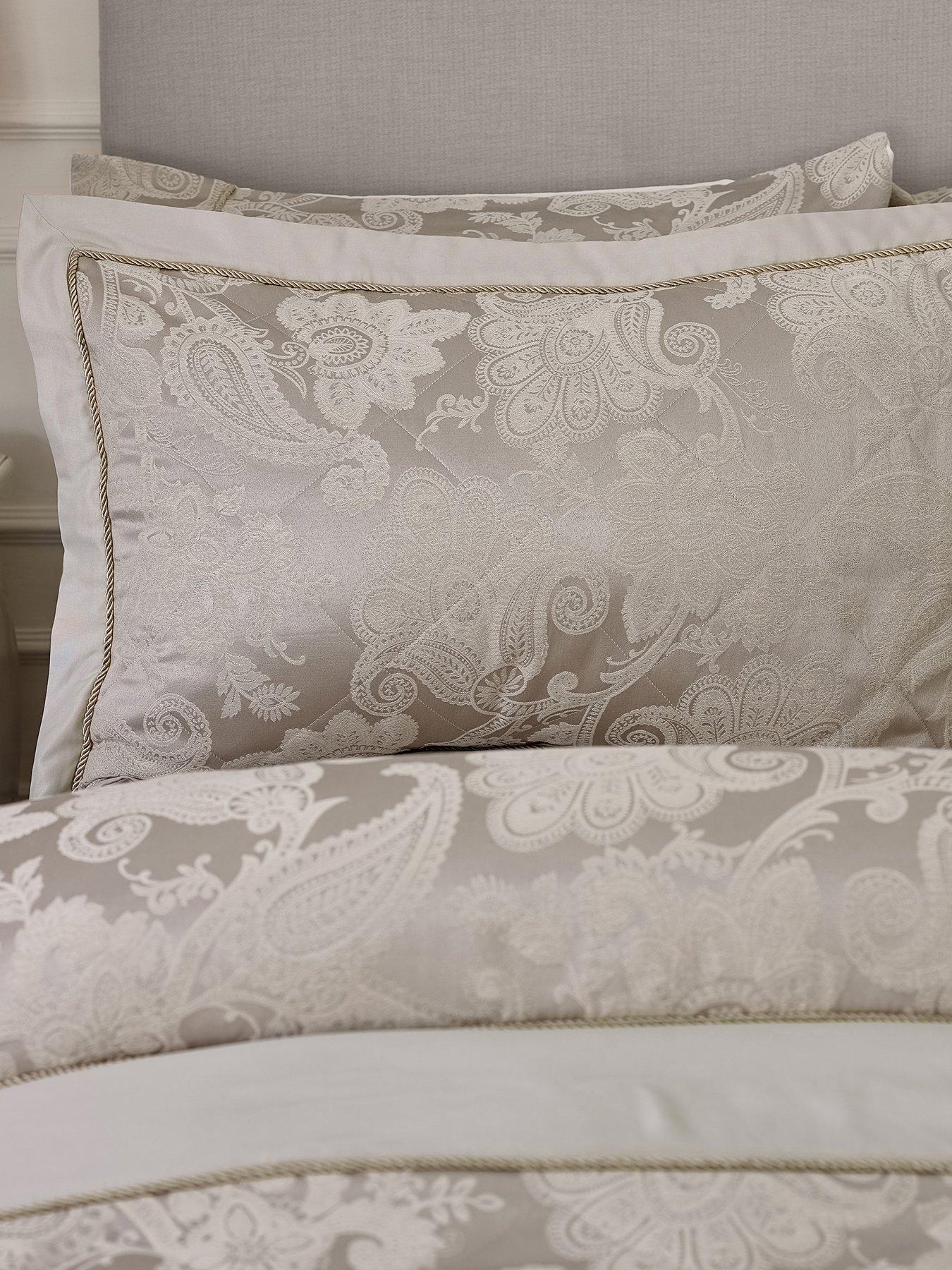 Catherine Lansfield Opulent Jacquard Pillowsham Pair