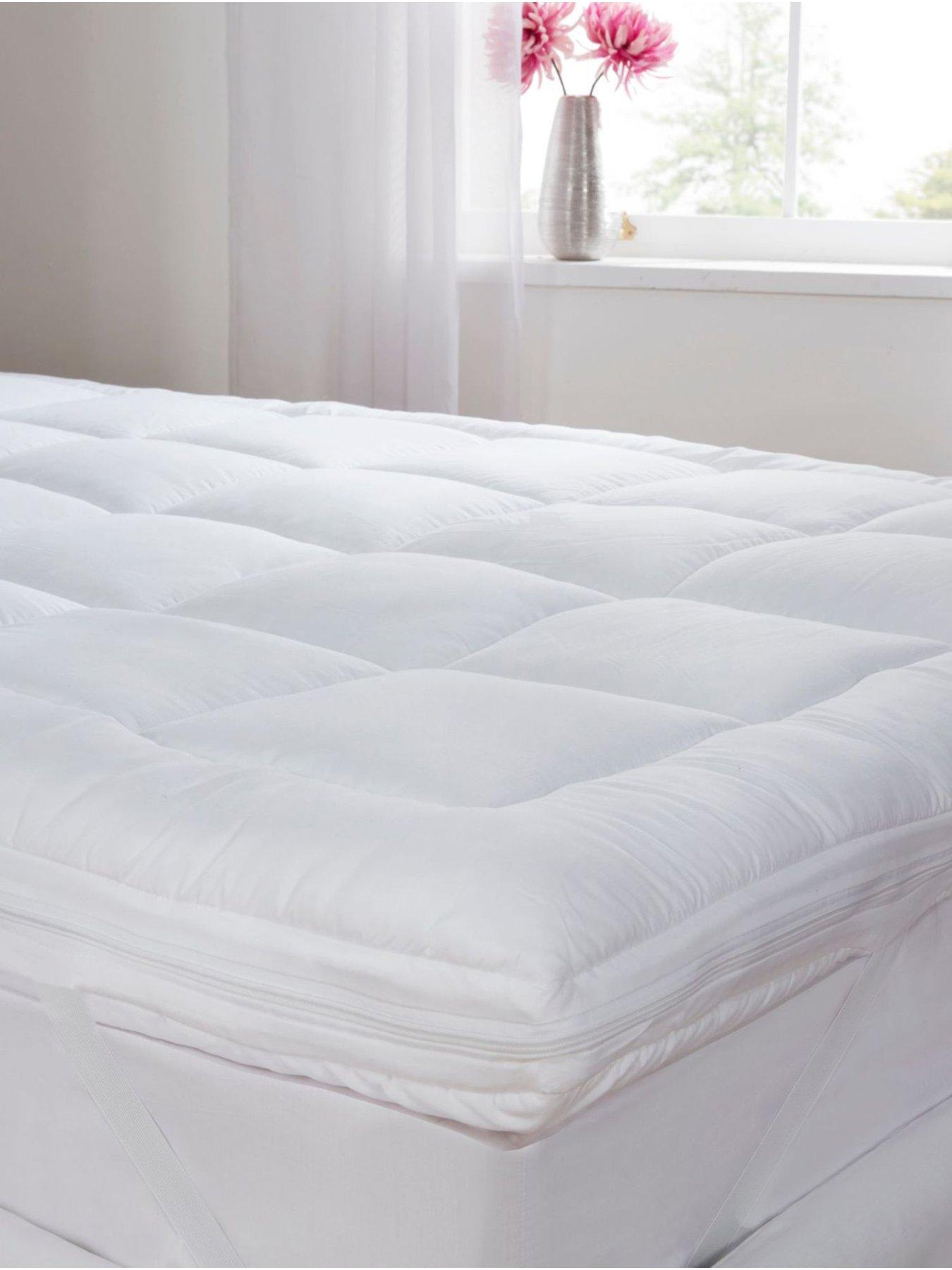 The Fine Bedding Company Dual Layer Deep Fill Luxury Mattress Topper
