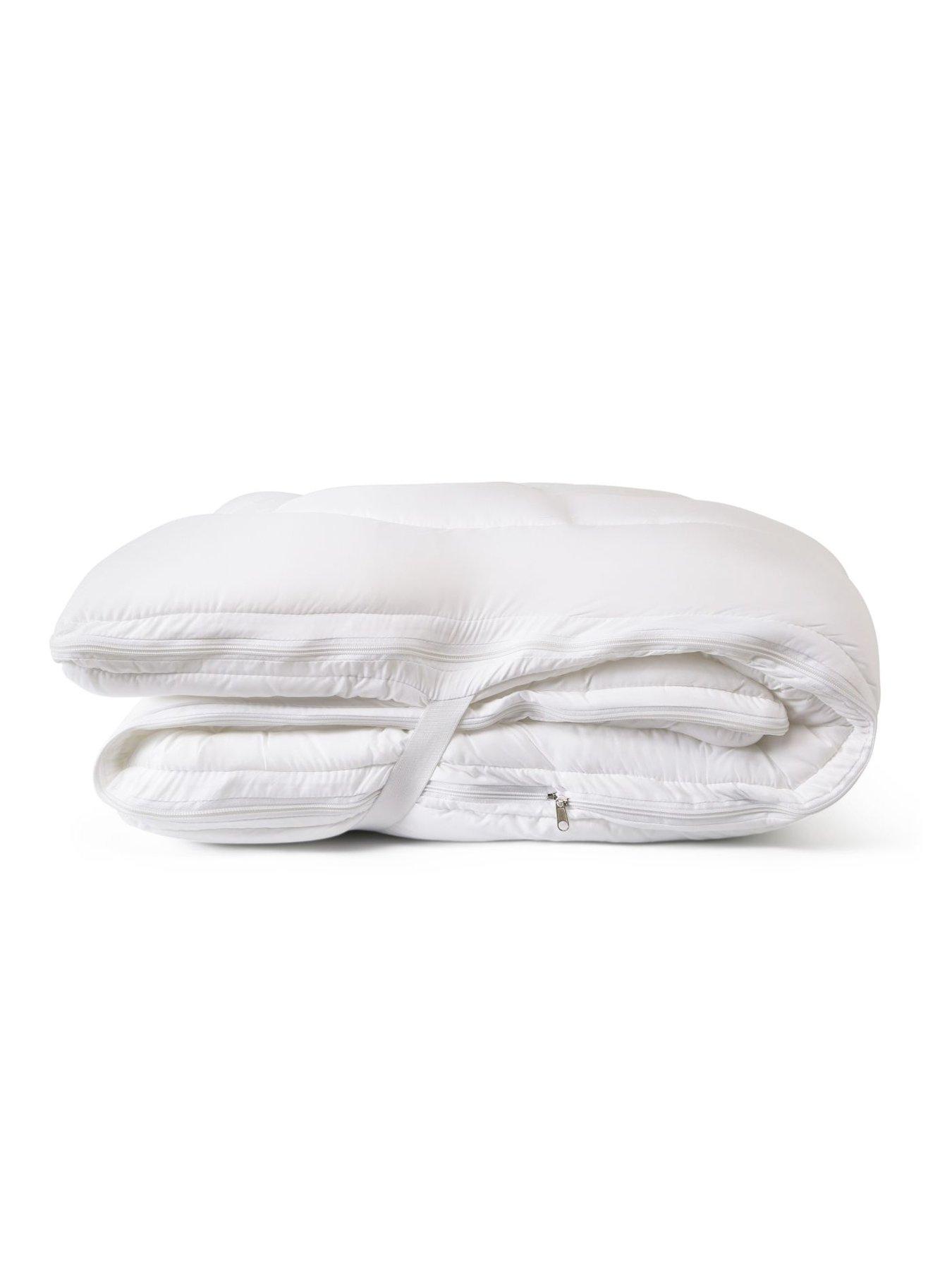 Image 3 of 4 of The Fine Bedding Company Dual Layer Deep Fill Luxury Mattress Topper