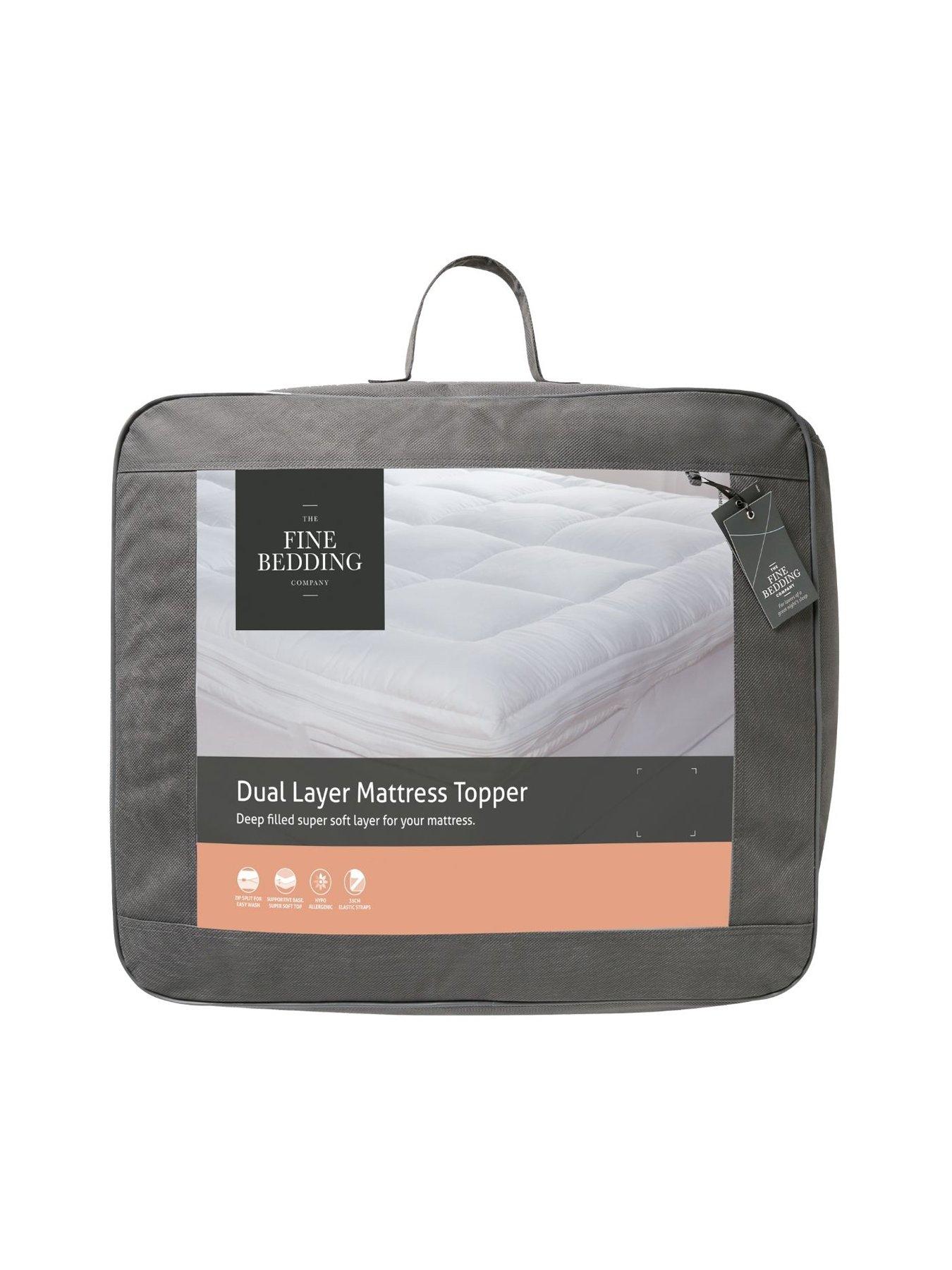Image 4 of 4 of The Fine Bedding Company Dual Layer Deep Fill Luxury Mattress Topper