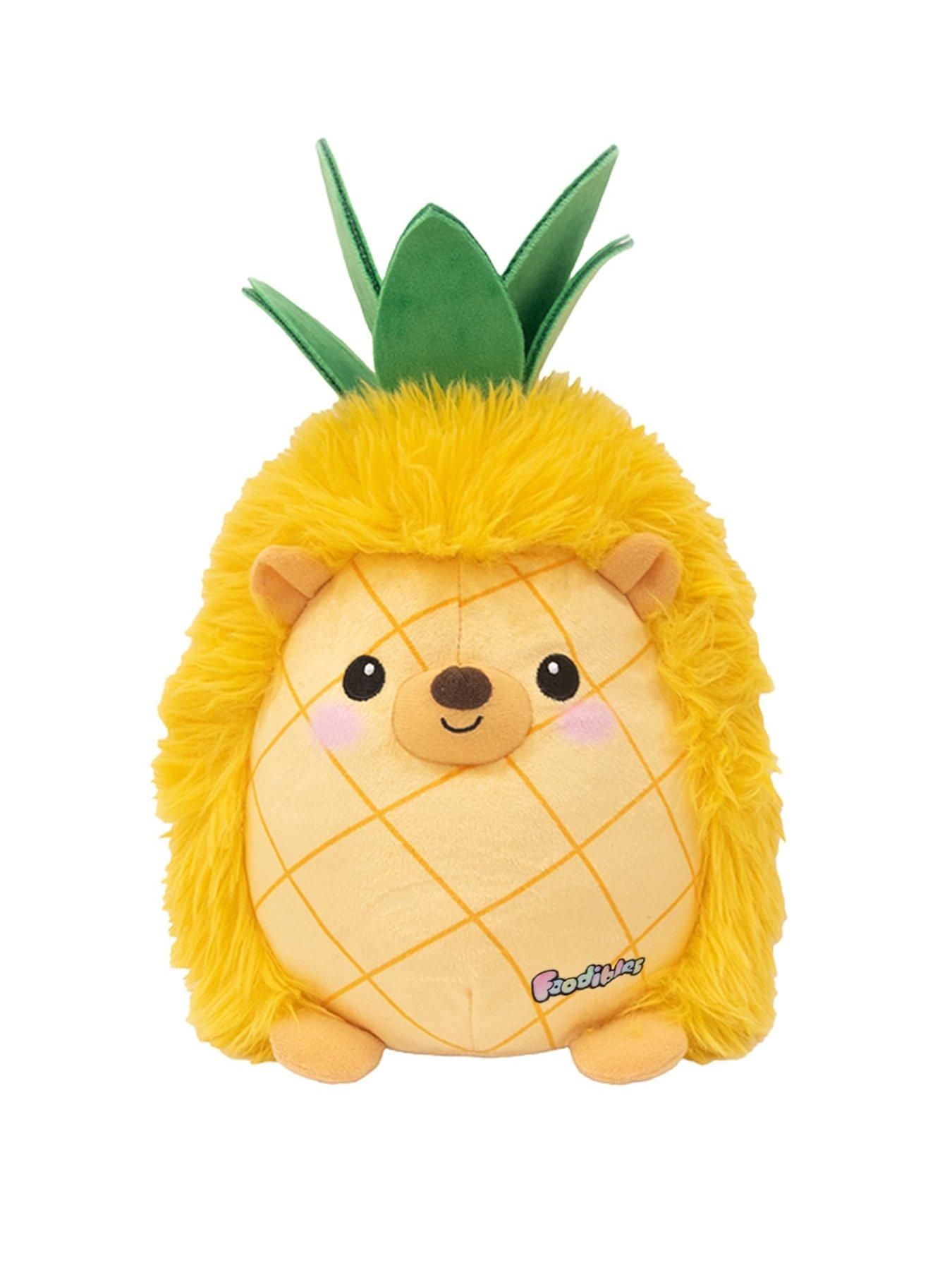 Foodibles Series 1 - Large Scented Pineapple Hedgehog Soft Plush Toy