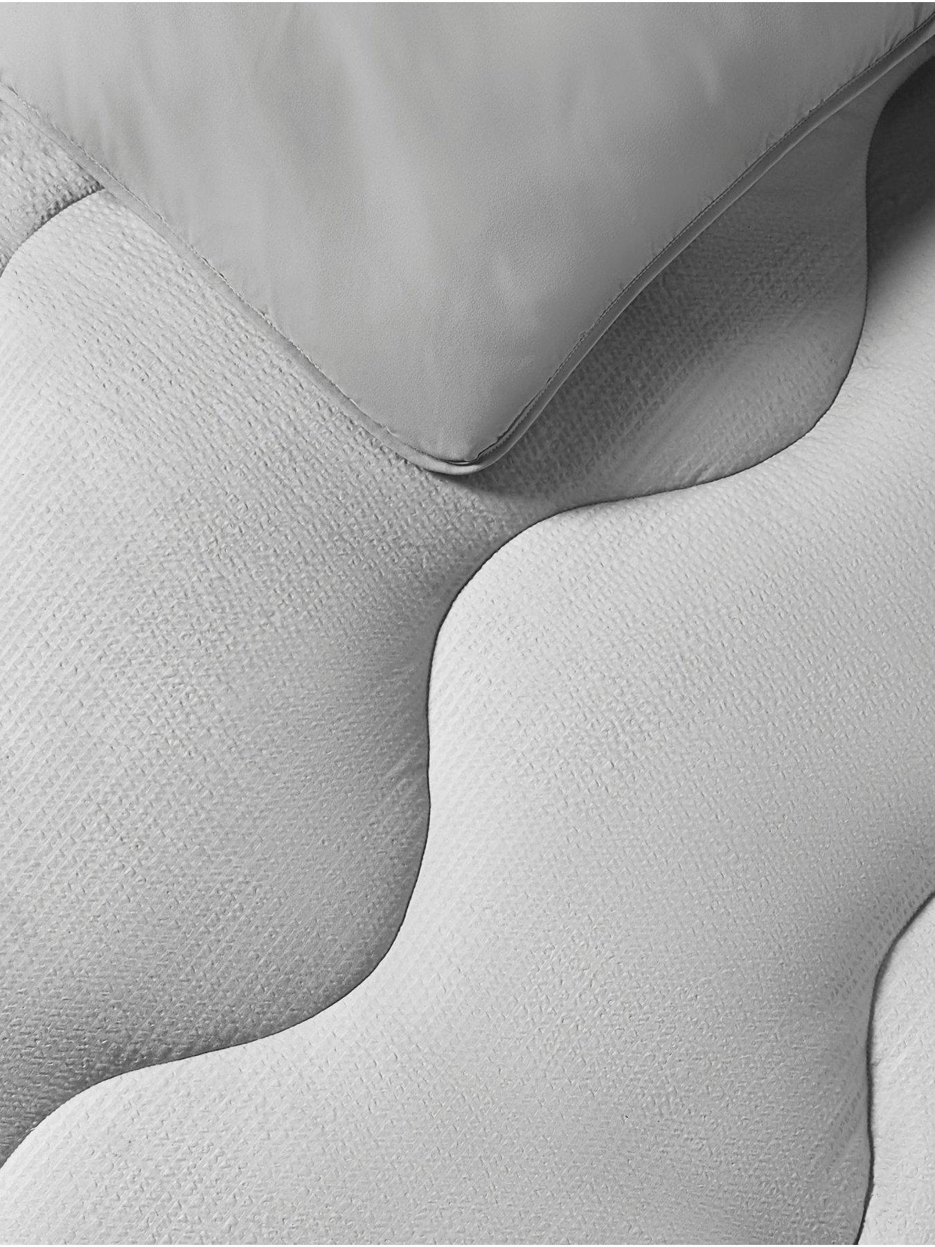 Image 3 of 5 of Night Lark Seersucker Bound 4.5 Tog Coverless Duvet Set includes Pillowcases - Grey