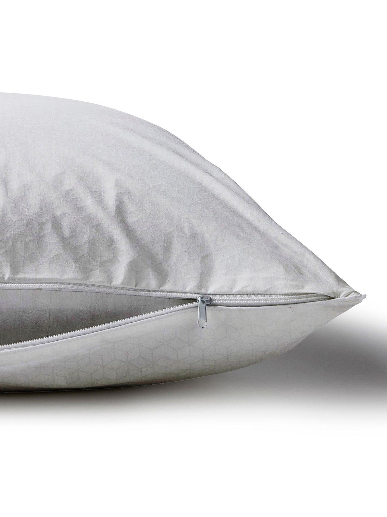 Image 3 of 4 of The Fine Bedding Company Smart Temperature Cooling Cotton Pillow Protector