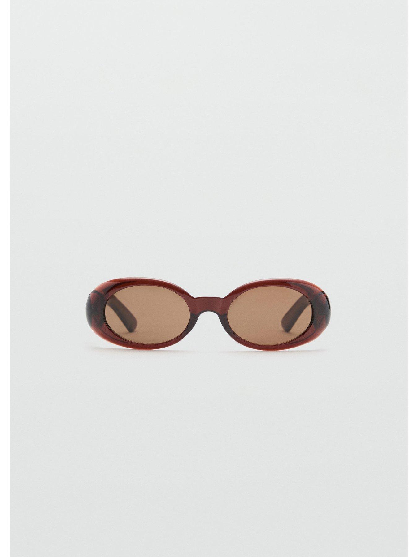 Image 2 of 4 of Mango Oval Frame Sunglasses
