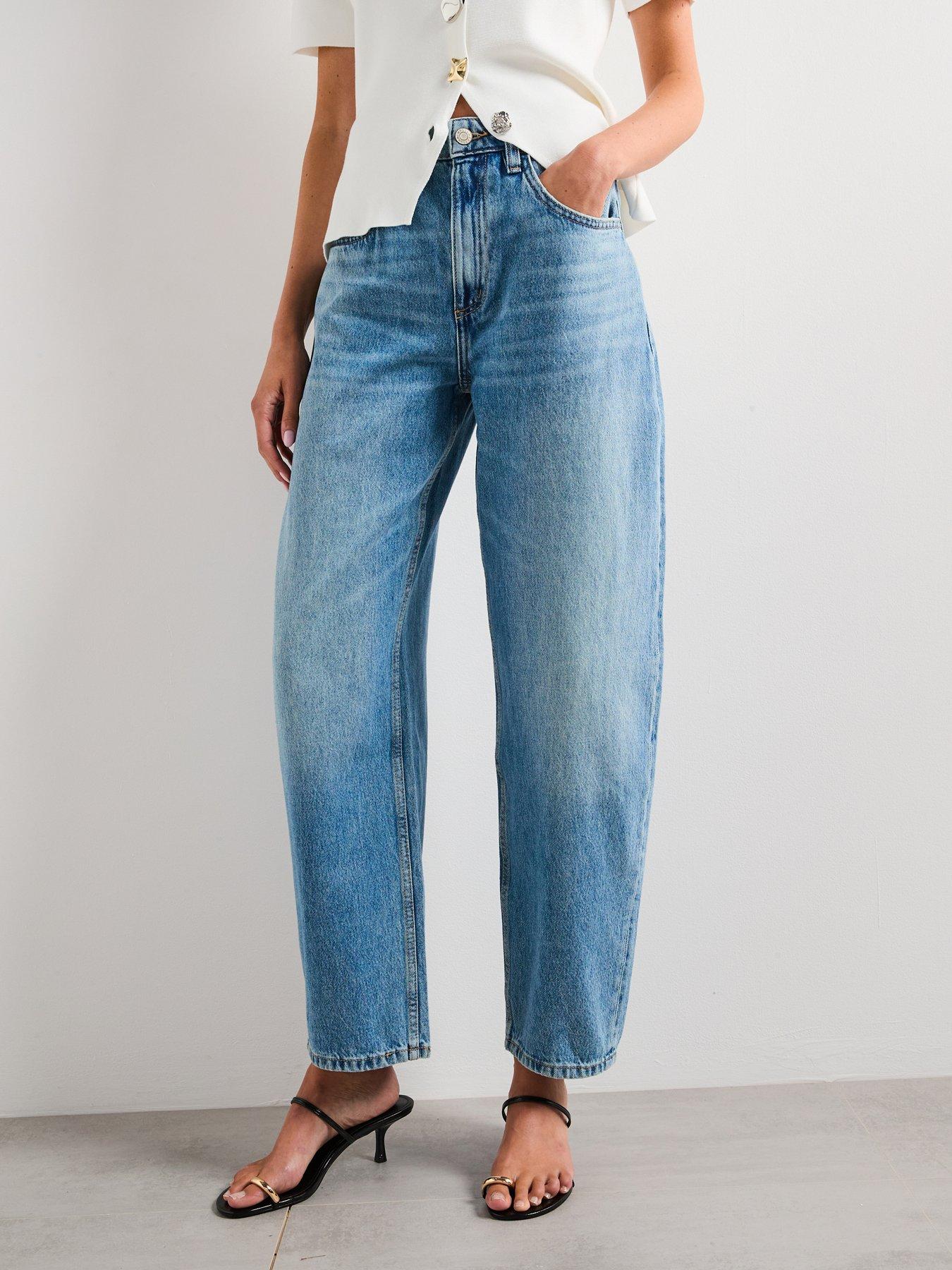 undefined High-rise Balloon Jeans