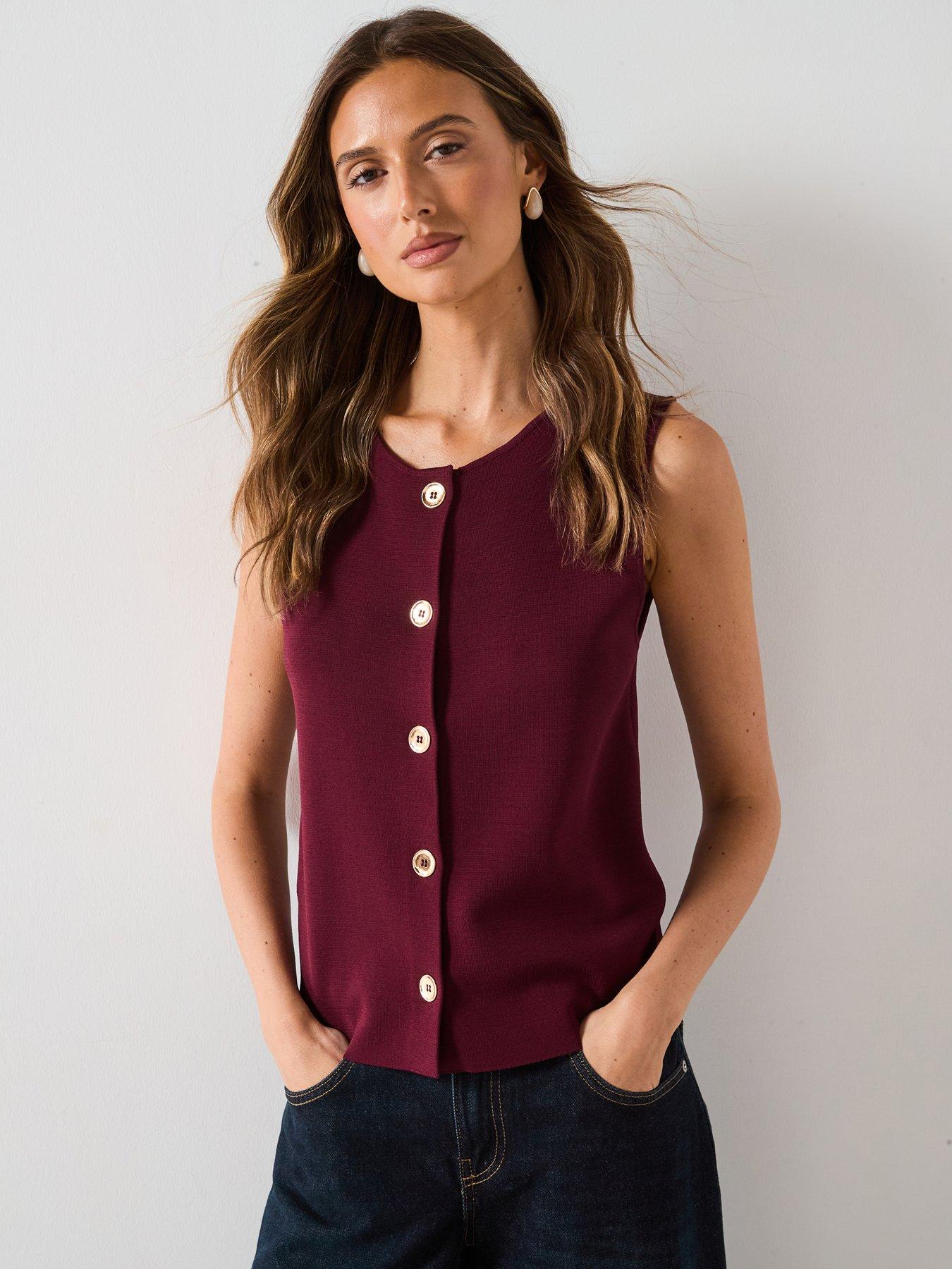 undefined Fine Knit Gilet