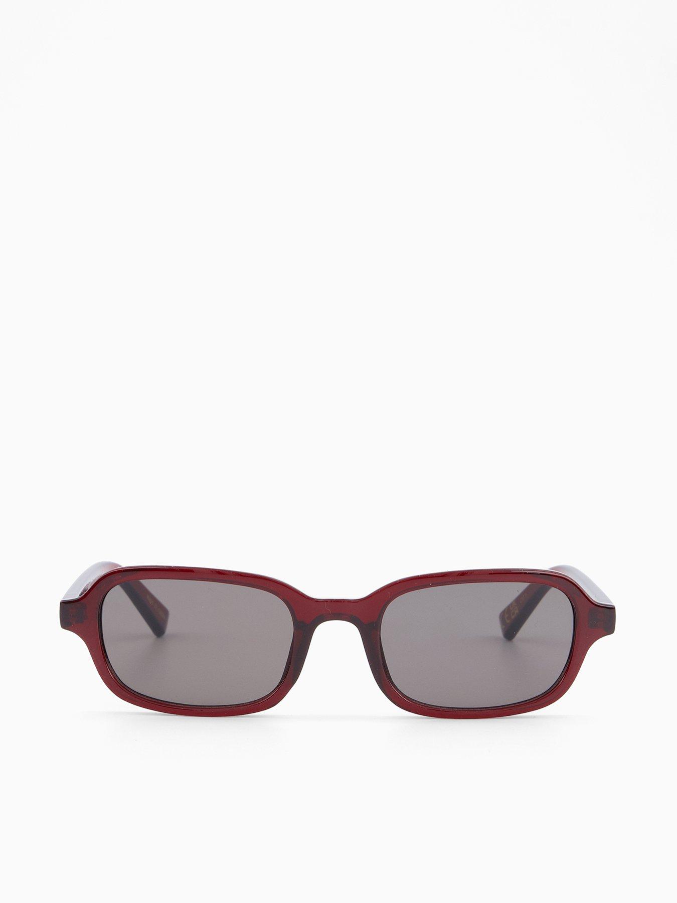 undefined Rectangular Frame Sunglasses - Red