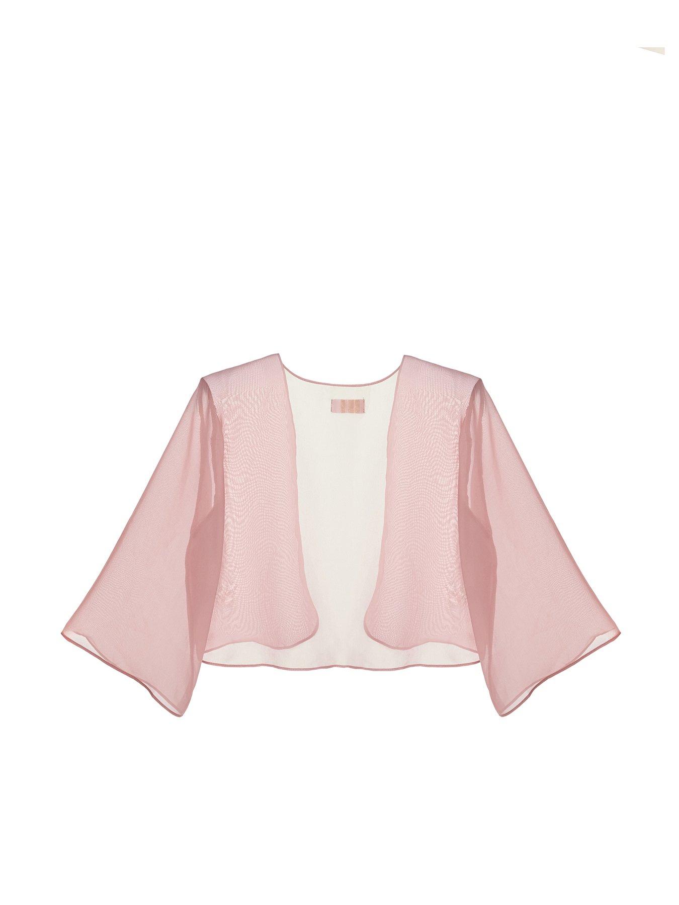 undefined Blush Crop Sleeve Cover Up
